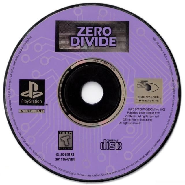 Zero Divide PSX cover