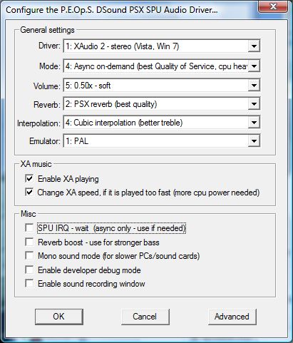 epsxe audio plugins