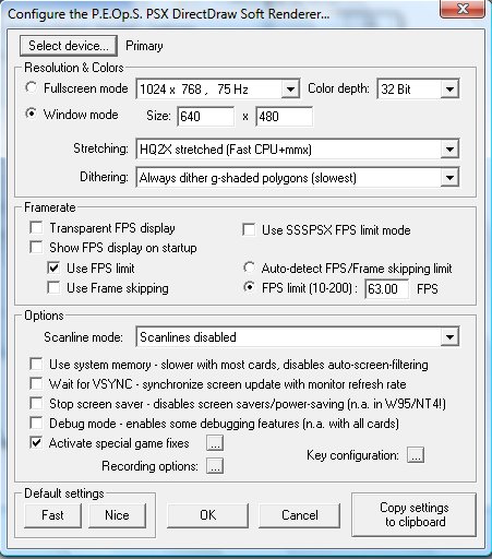 Setting epsxe deals