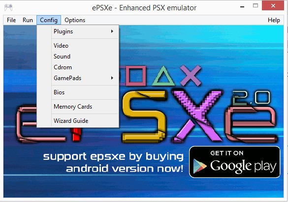 setting up epsxe 2.0.5