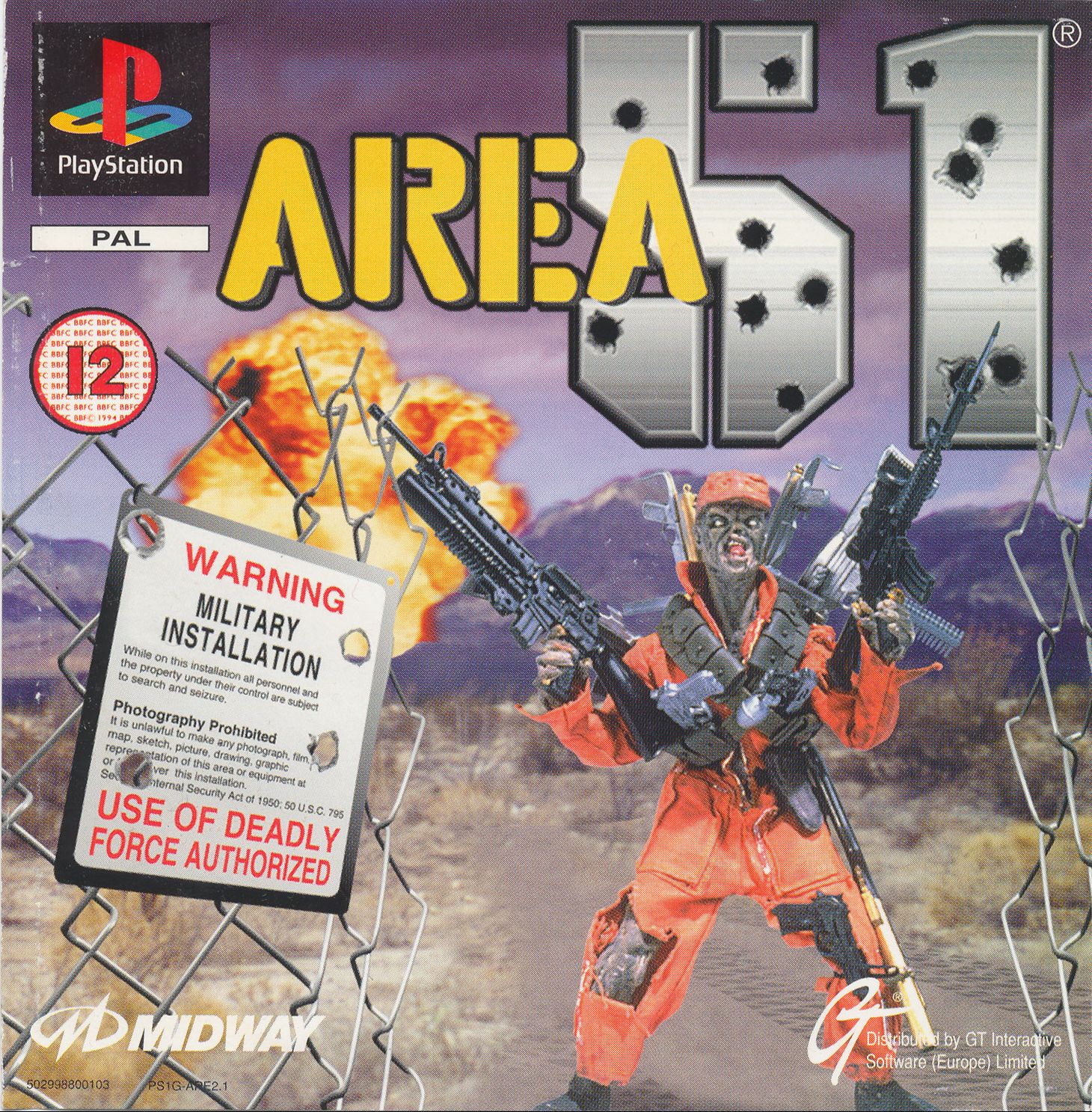 Area 51 PSX cover