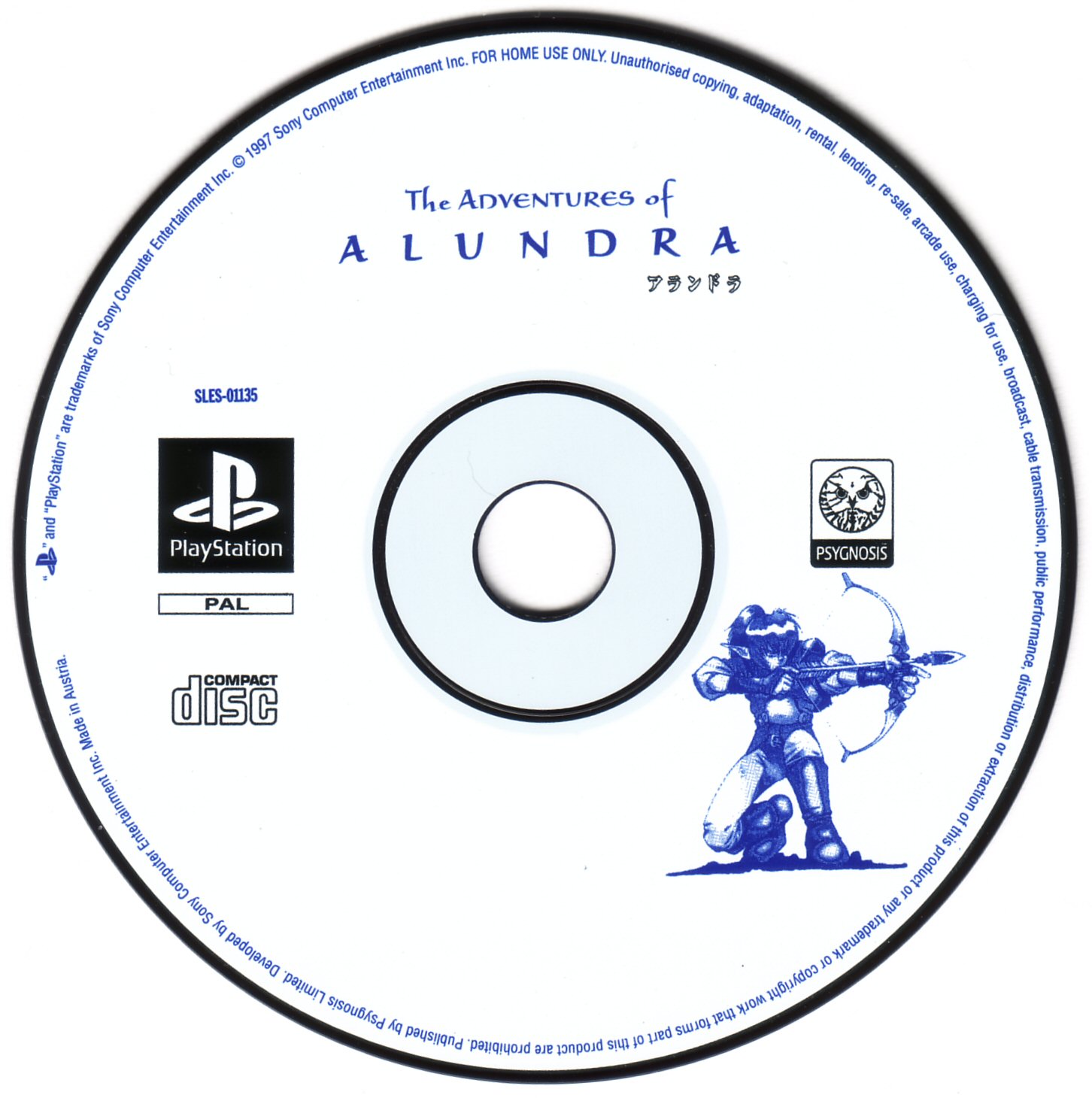 Alundra PSX cover