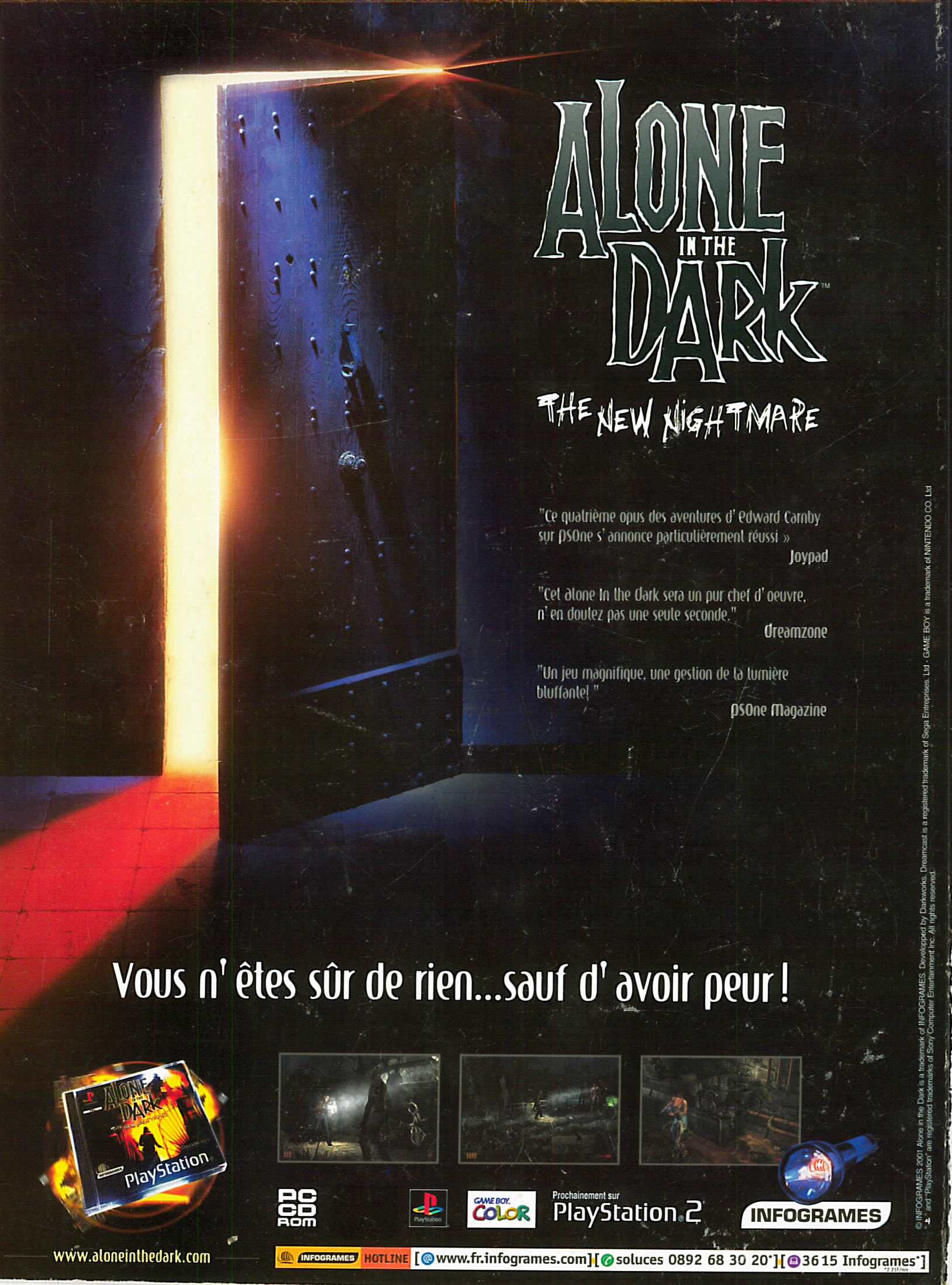 Alone in the Dark 4 - The New Nightmare PSX cover