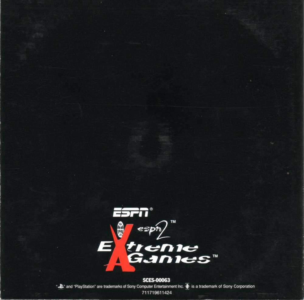 Espn Extreme Games Psx Cover