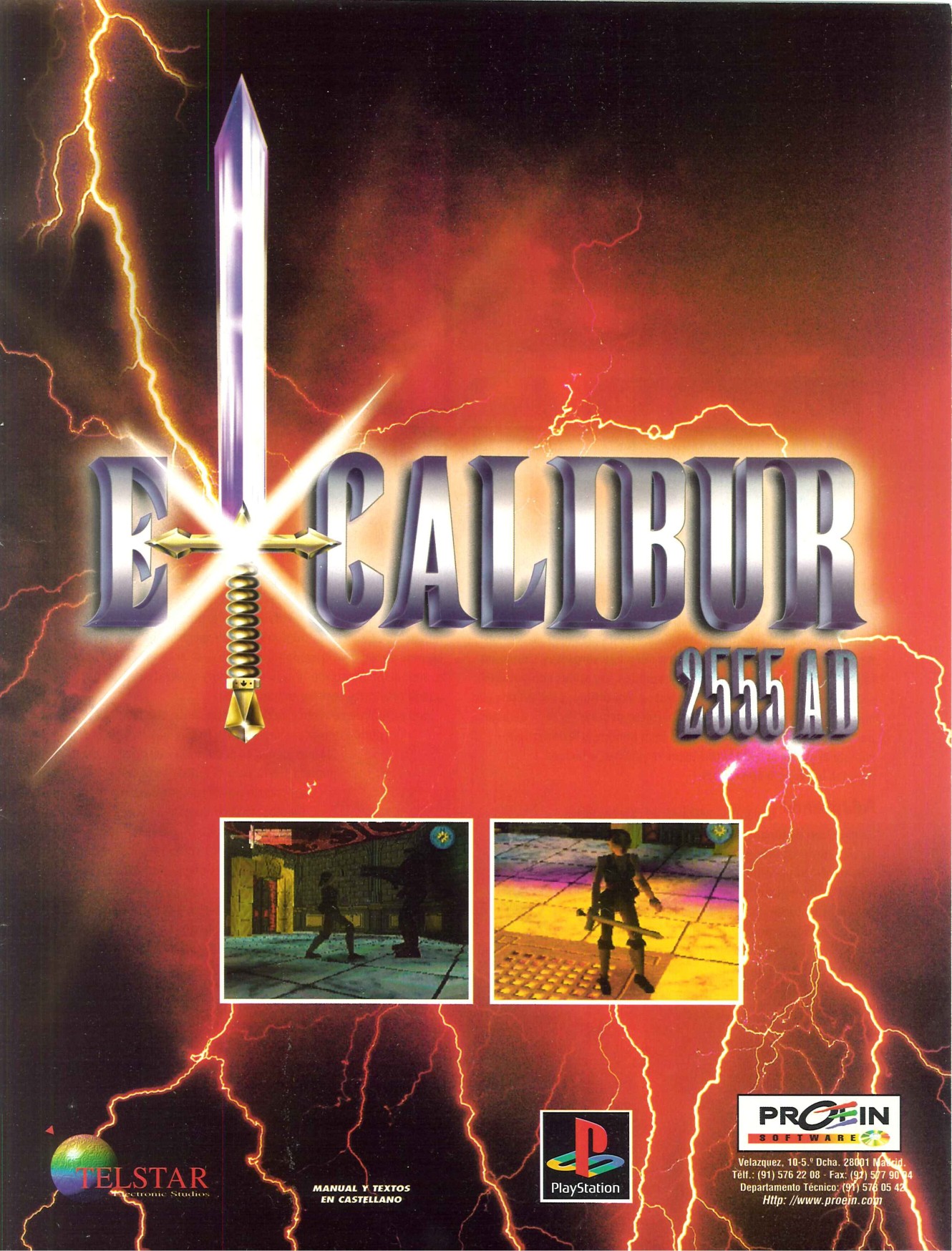 Excalibur 2555 AD PSX cover