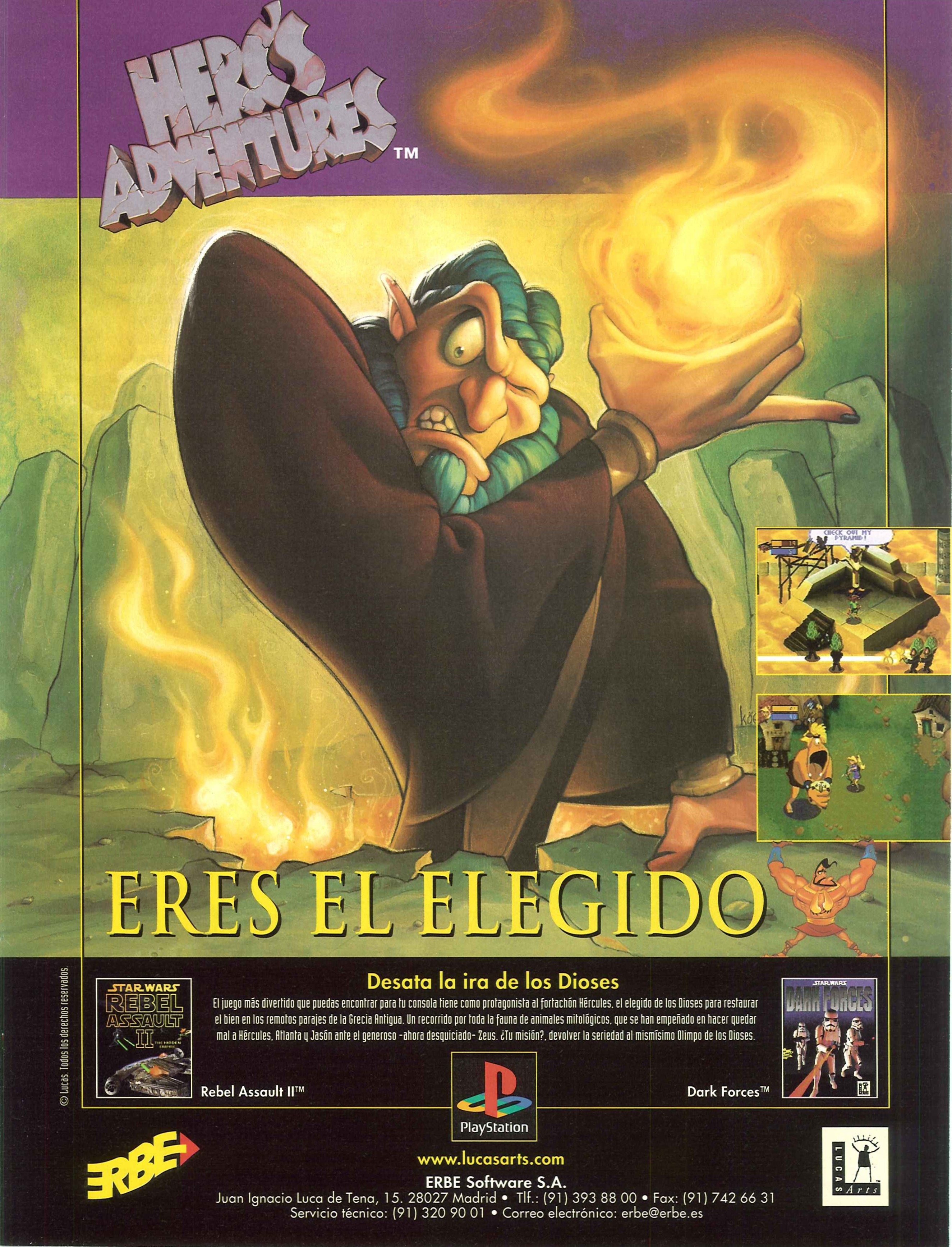 Herc's Adventures PSX cover
