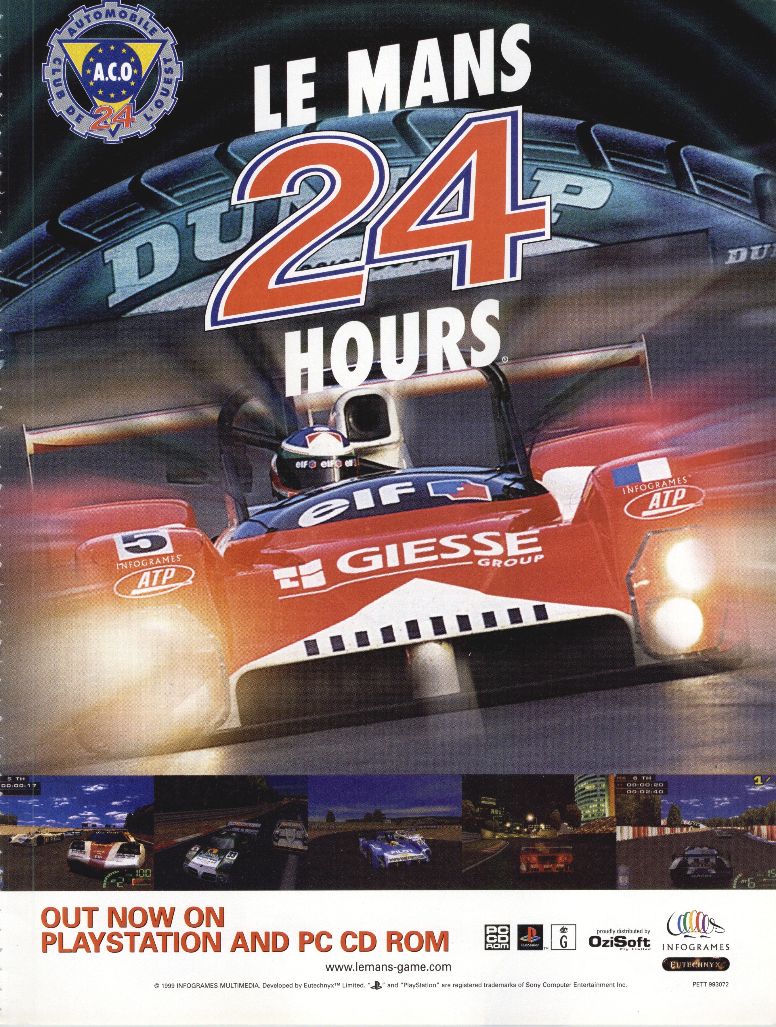 Le Mans 24 Hours PSX cover