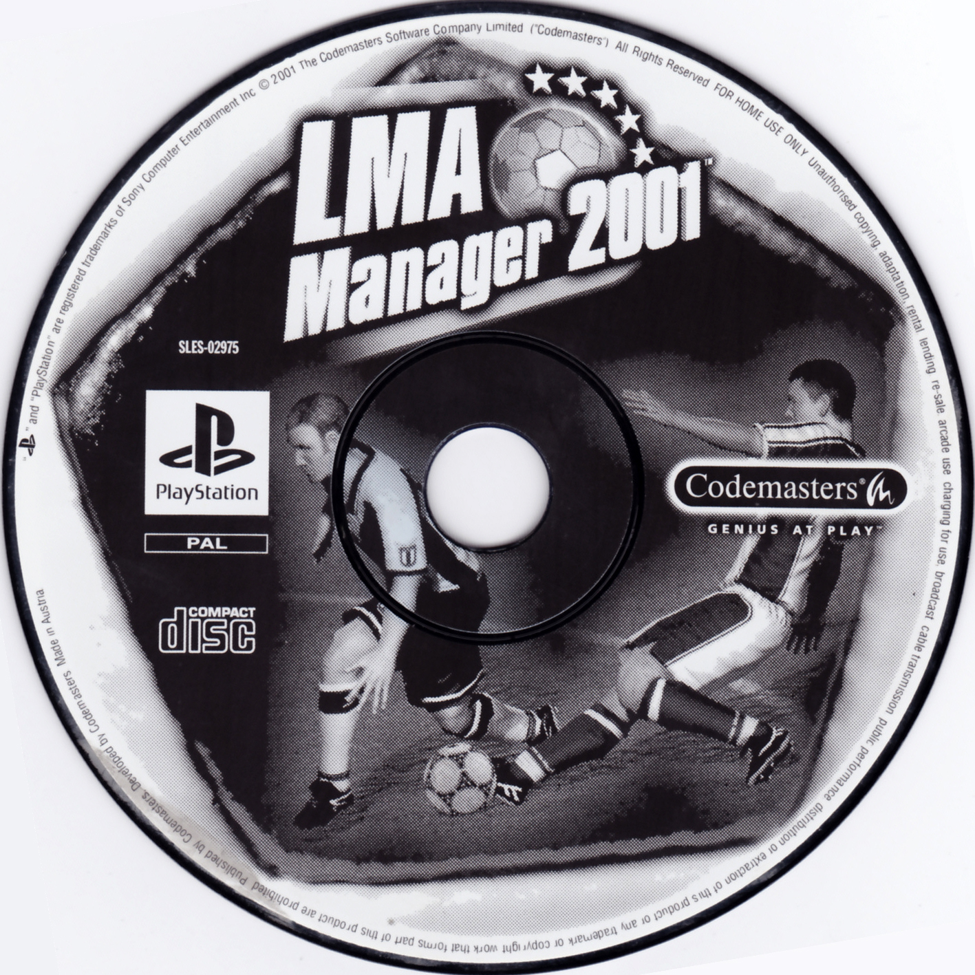 LMA Manager 2001 PSX cover