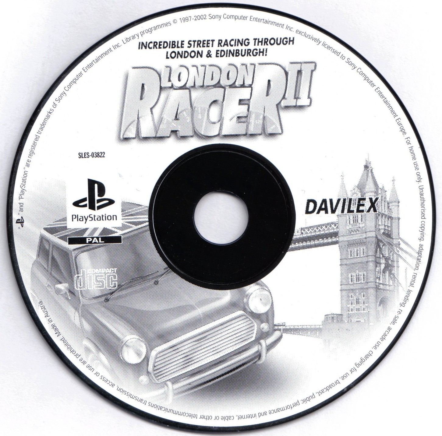 London Racer II PSX cover