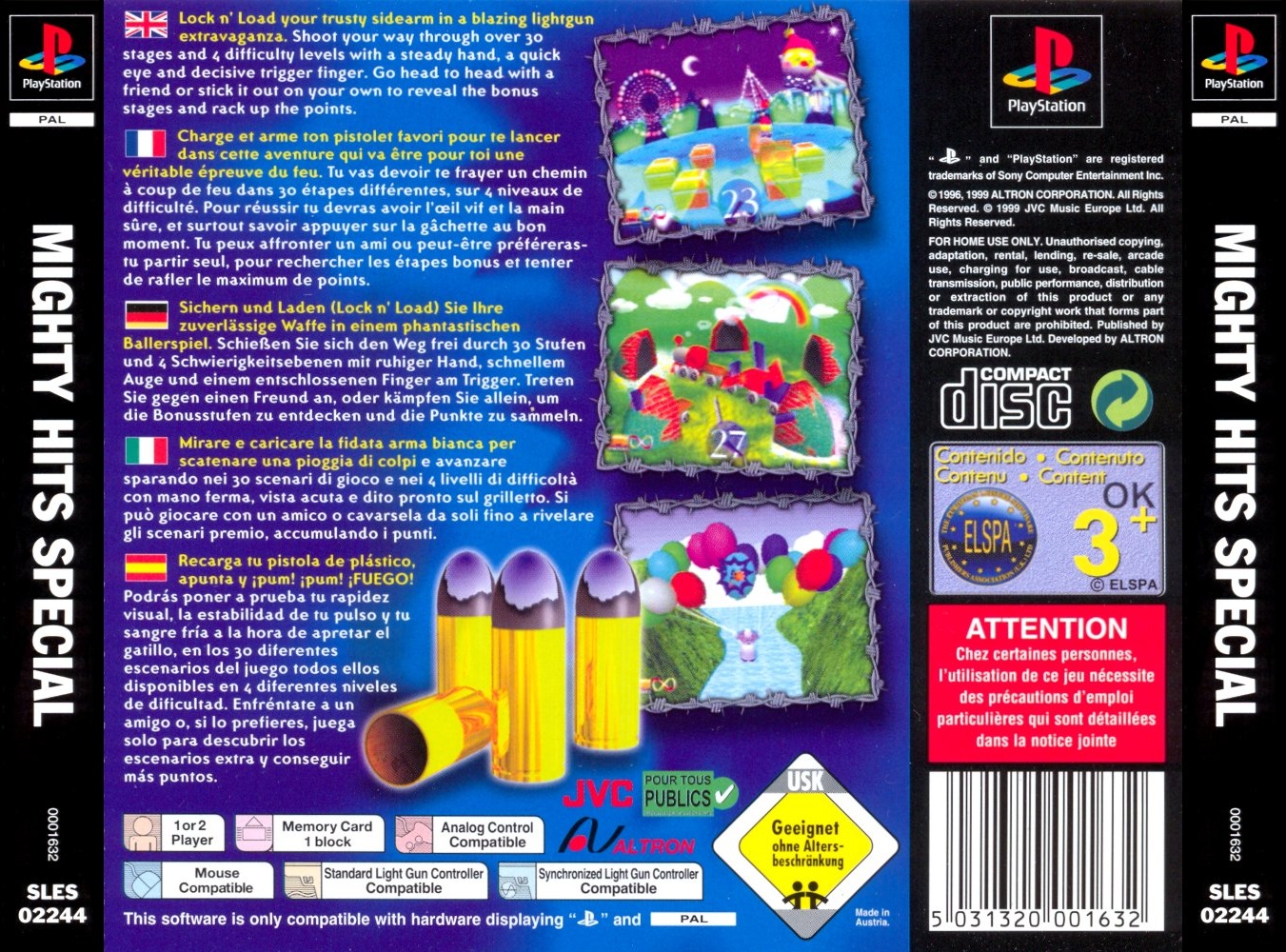 Mighty Hits Special PSX cover