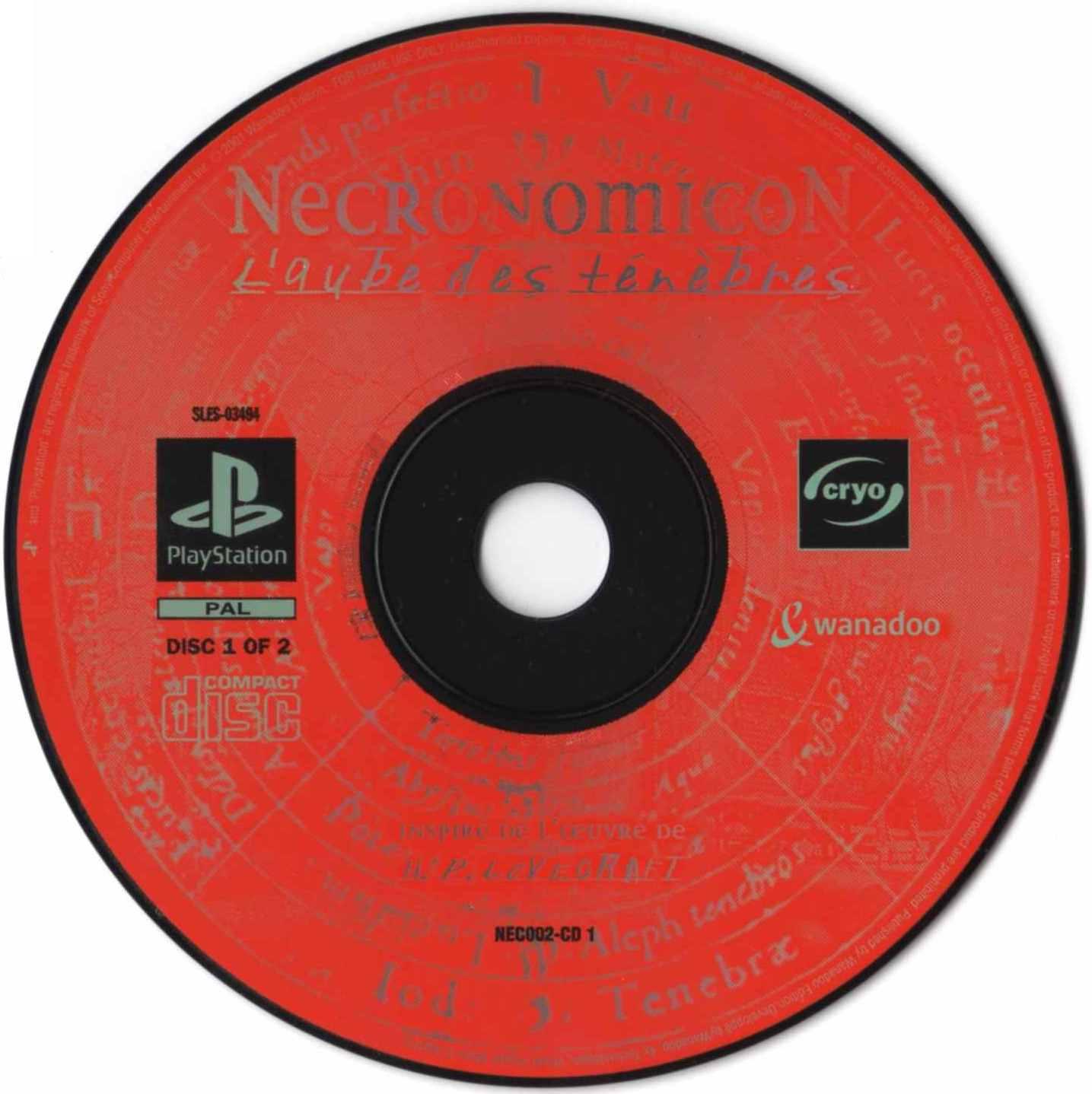 Necronomicon PSX cover