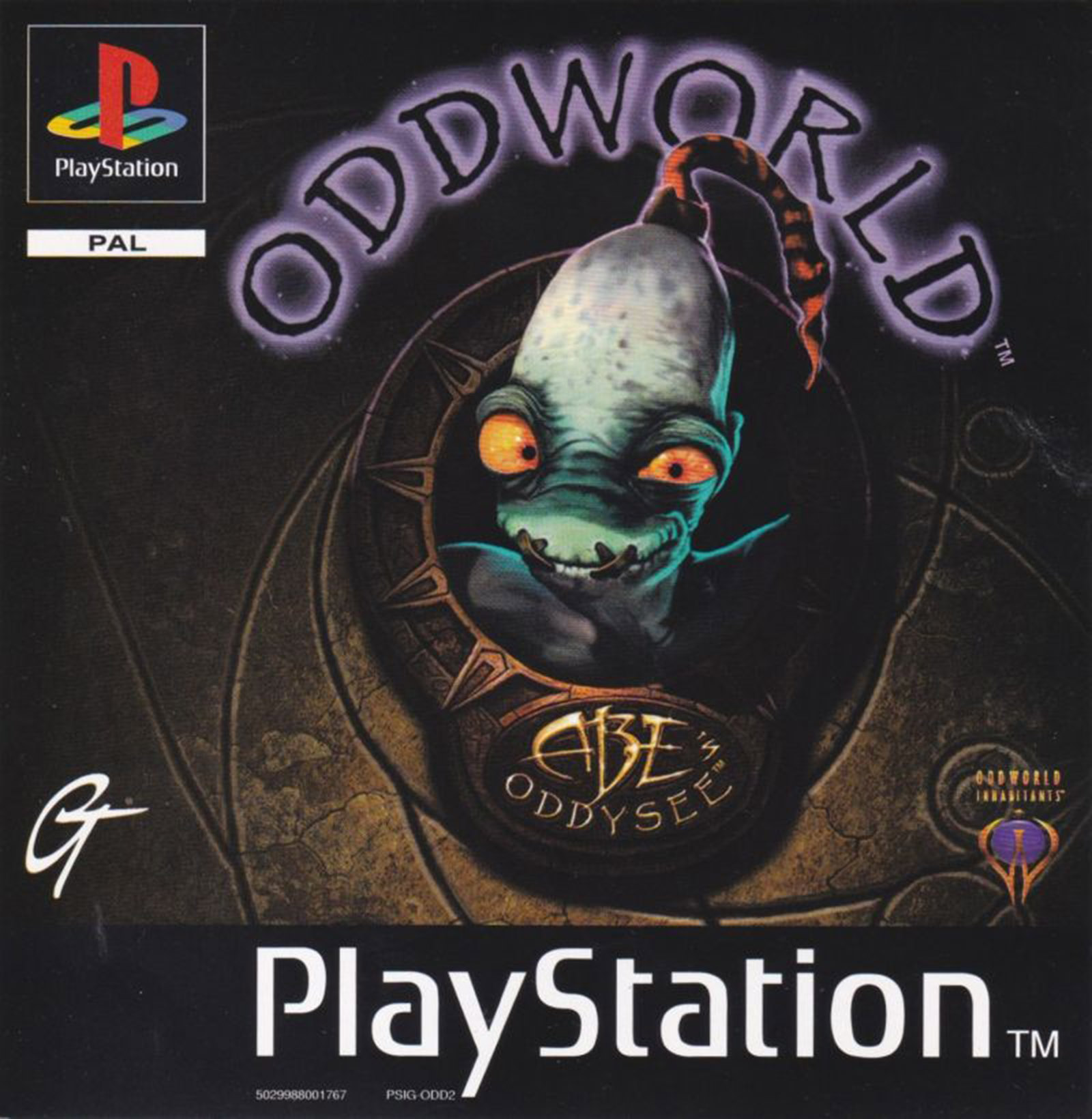 Oddworld - Abe's Oddysee PSX cover