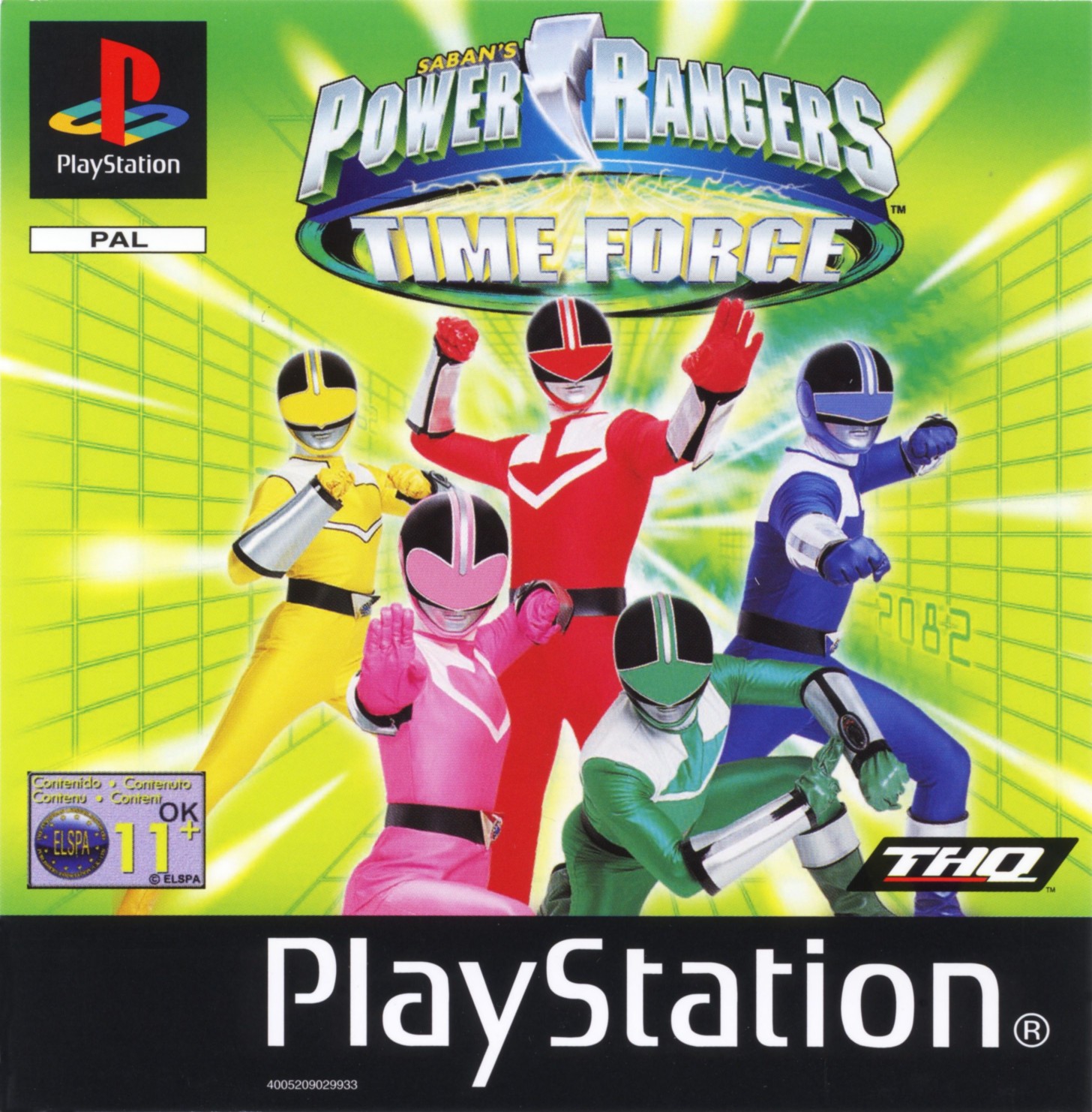 Power Rangers Time Force PSX cover