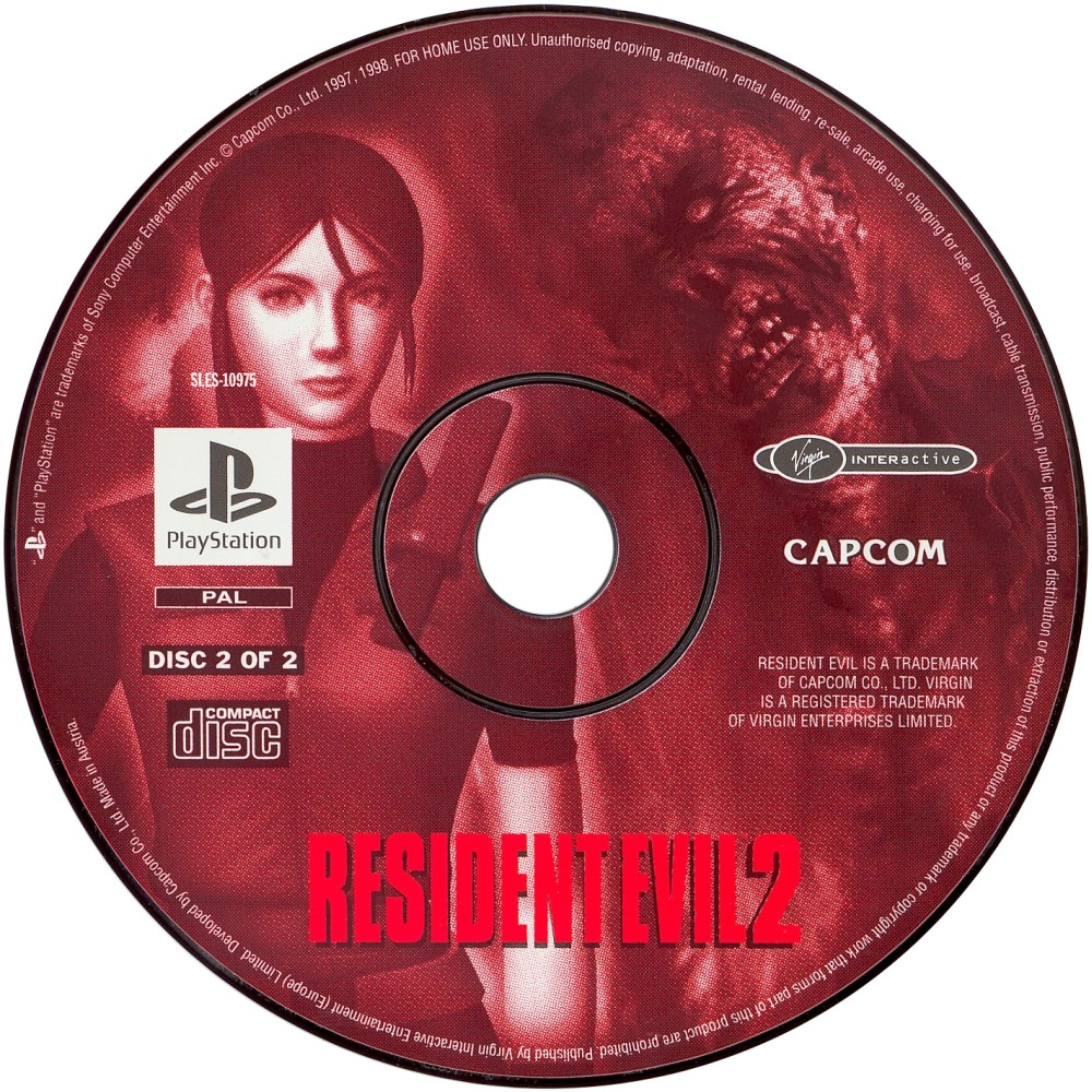 Resident Evil 2 (Biohazard 2) PSX cover