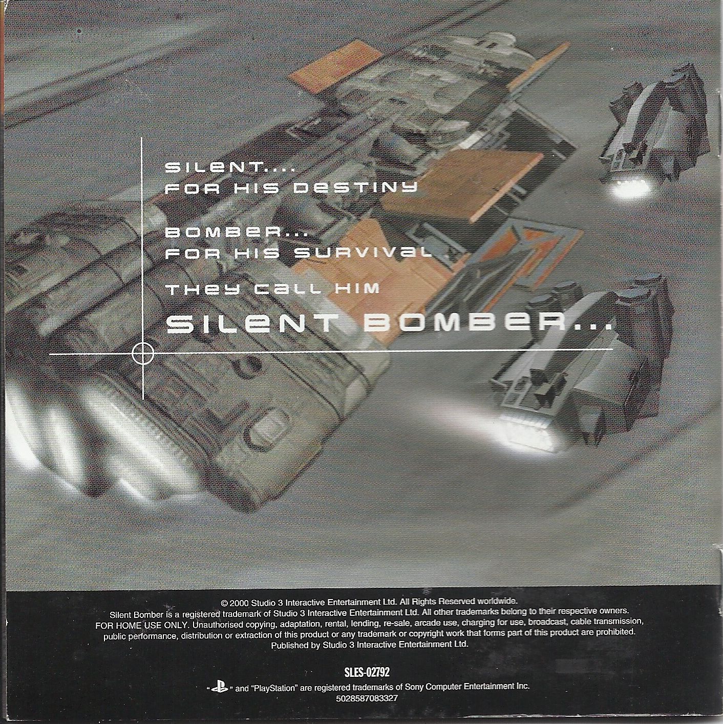 Silent Bomber PSX cover