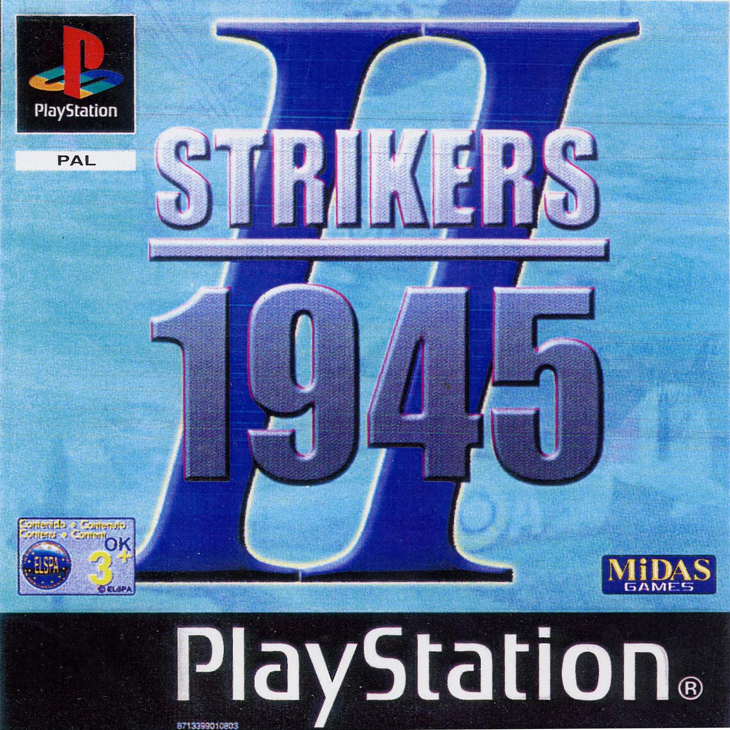 Strikers 1945 II PSX cover