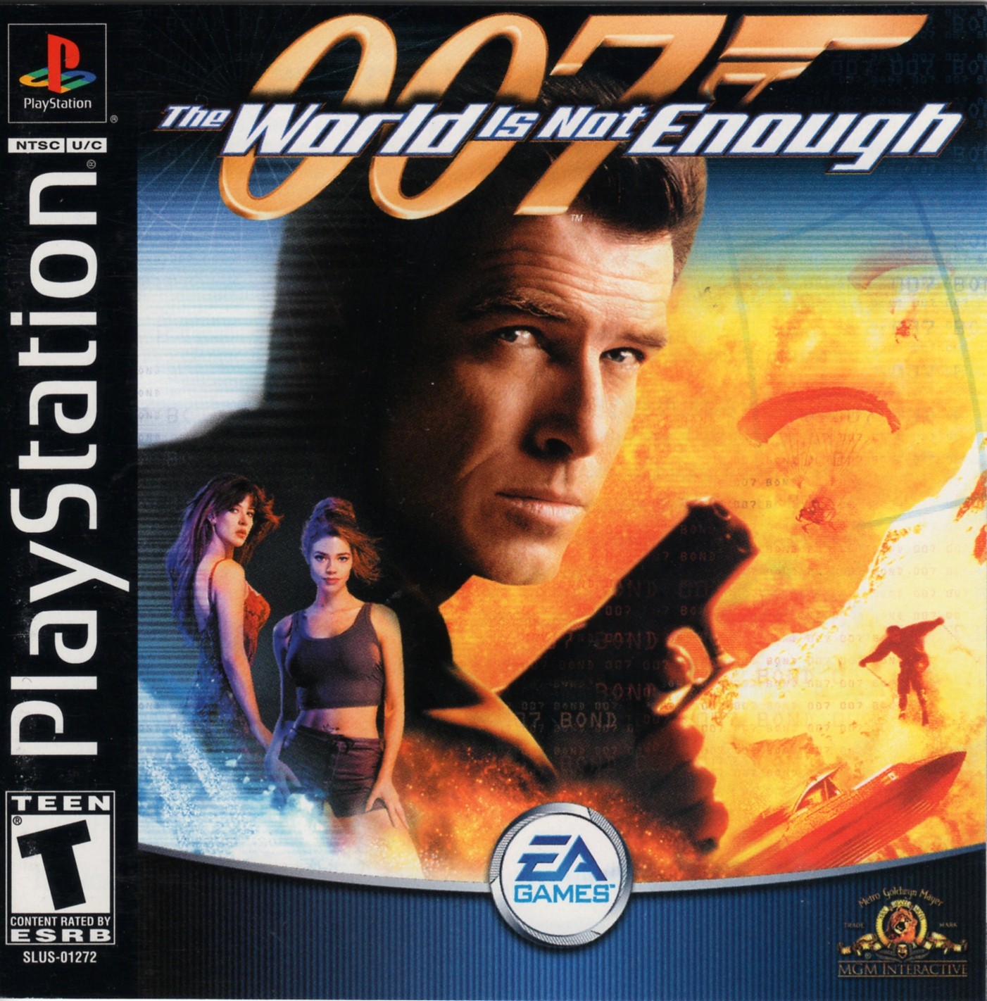 007 - The World is not enough PSX cover