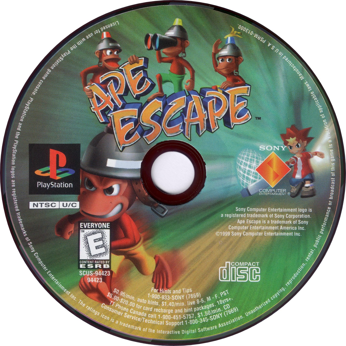 Ape Escape PSX cover