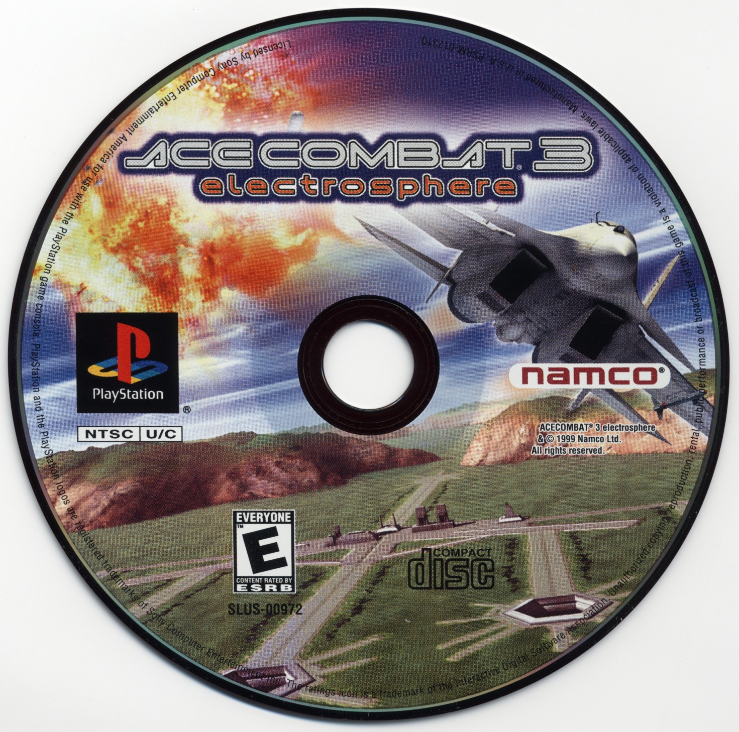 Ace Combat 3 PSX cover