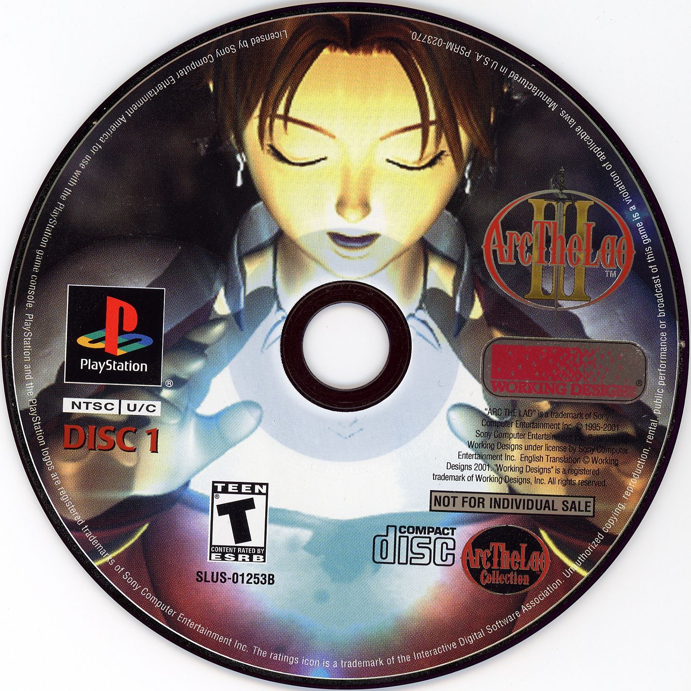 Arc the Lad Collection PSX cover