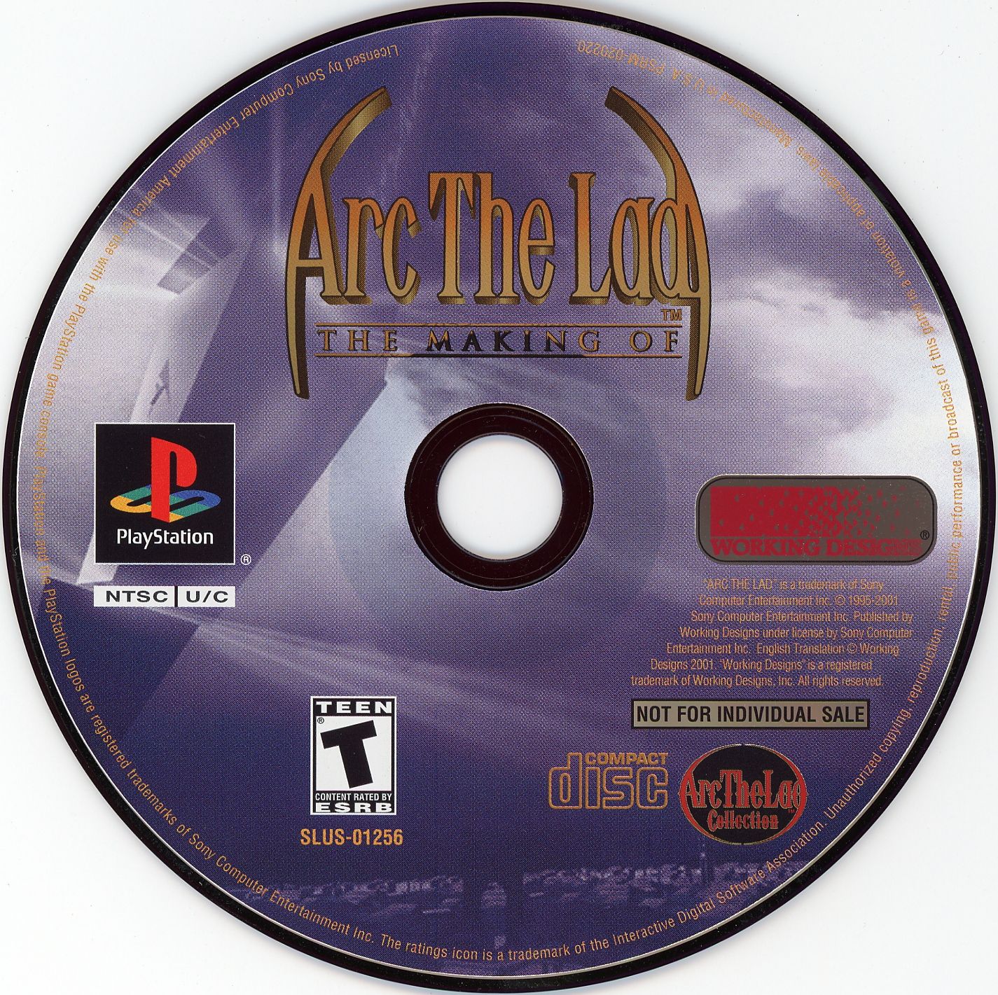 Arc the Lad Collection PSX cover
