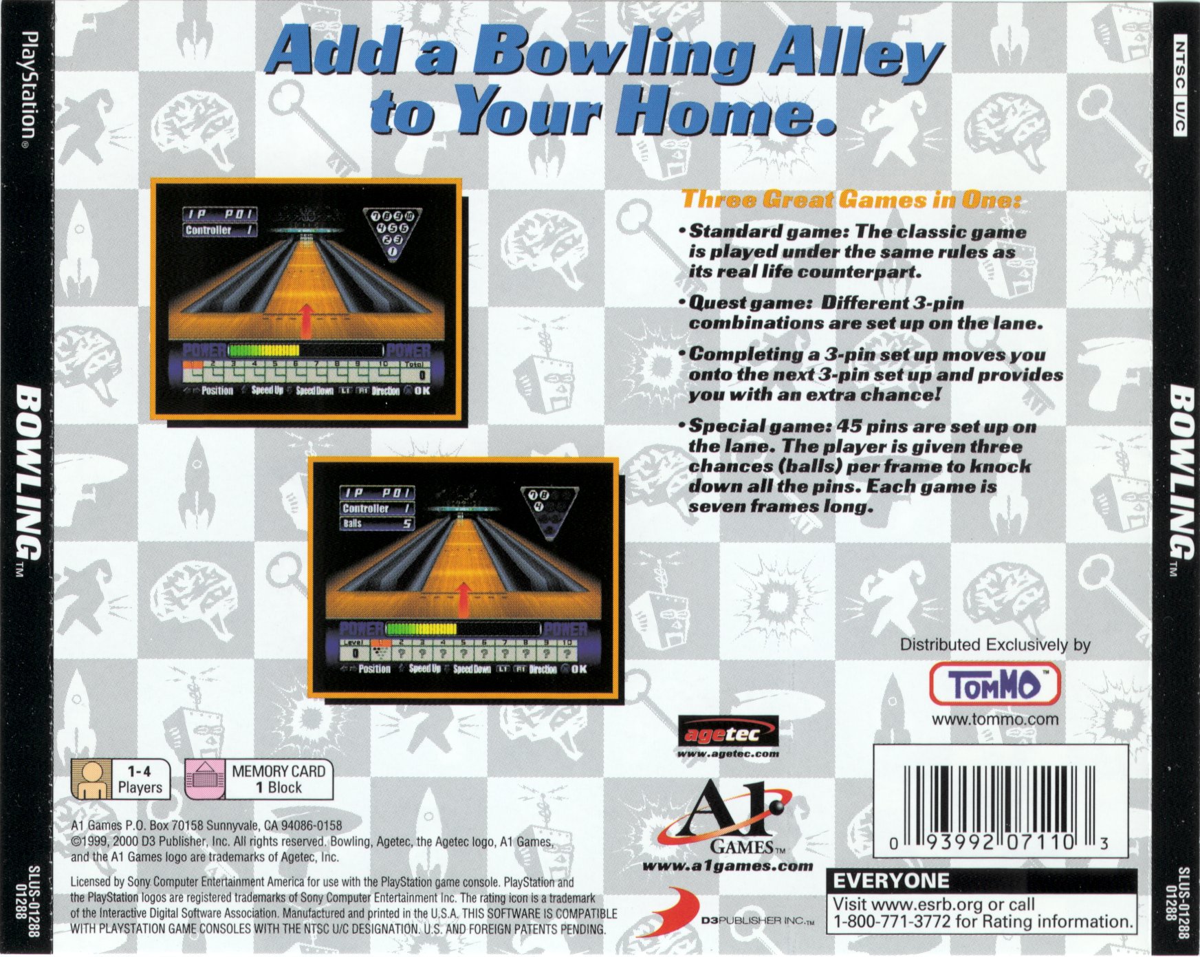 Bowling PSX cover