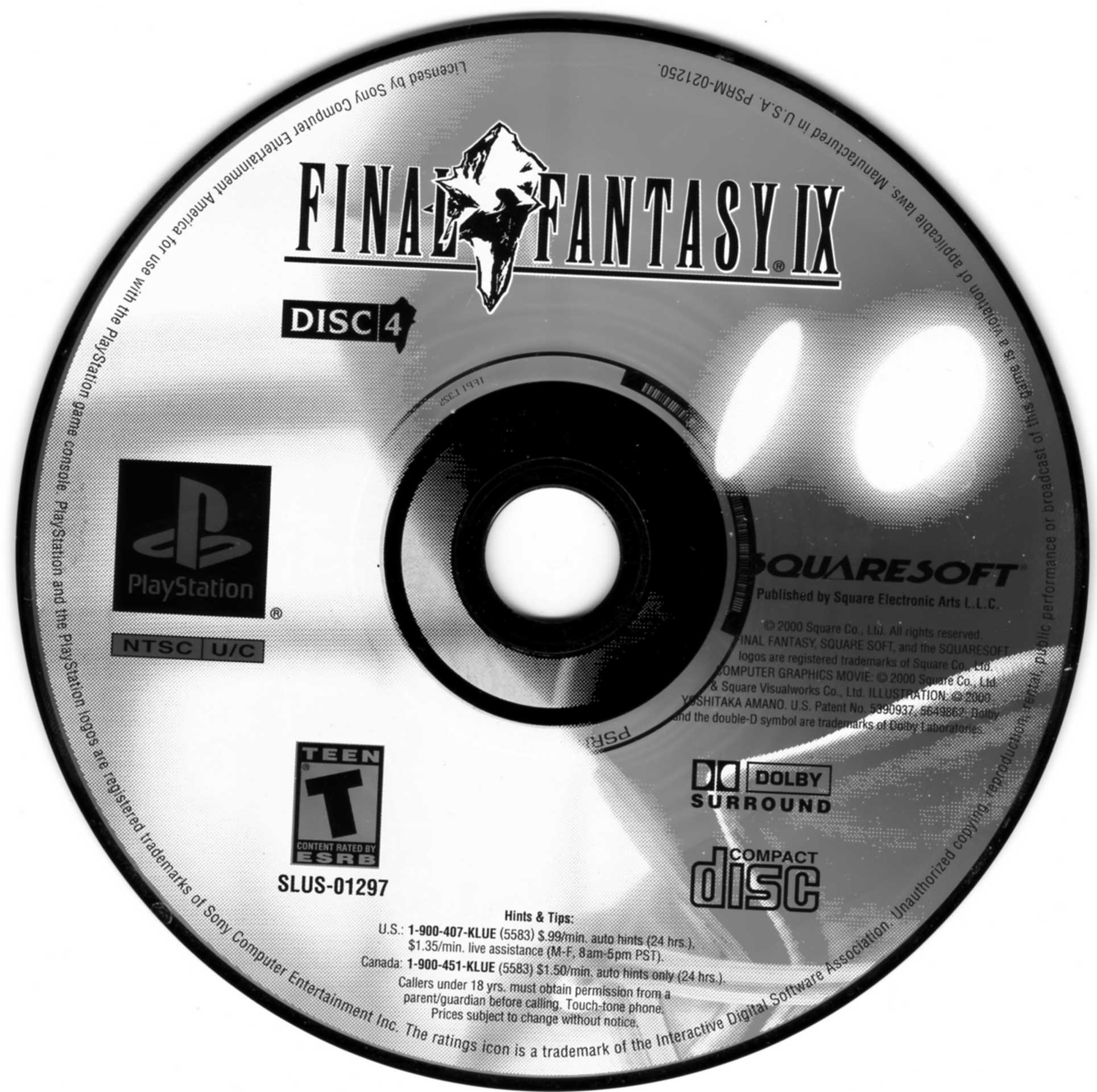 Final Fantasy IX PSX cover