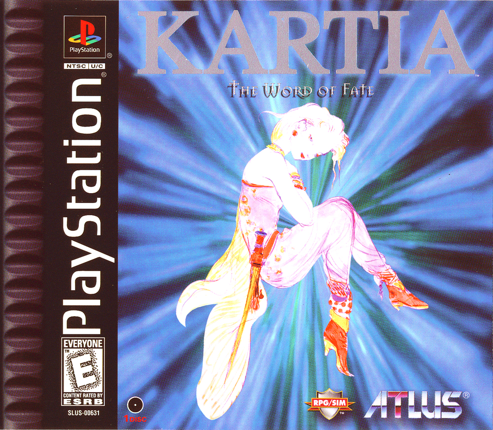 Kartia - The World of Fate PSX cover
