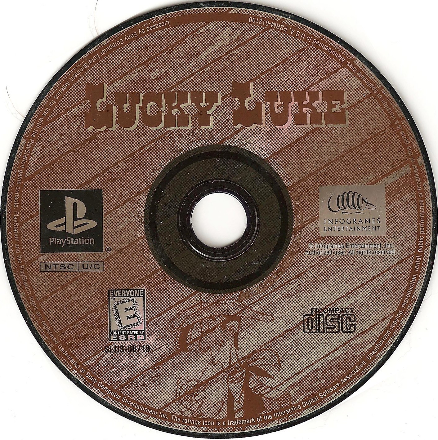 Lucky Luke PSX cover
