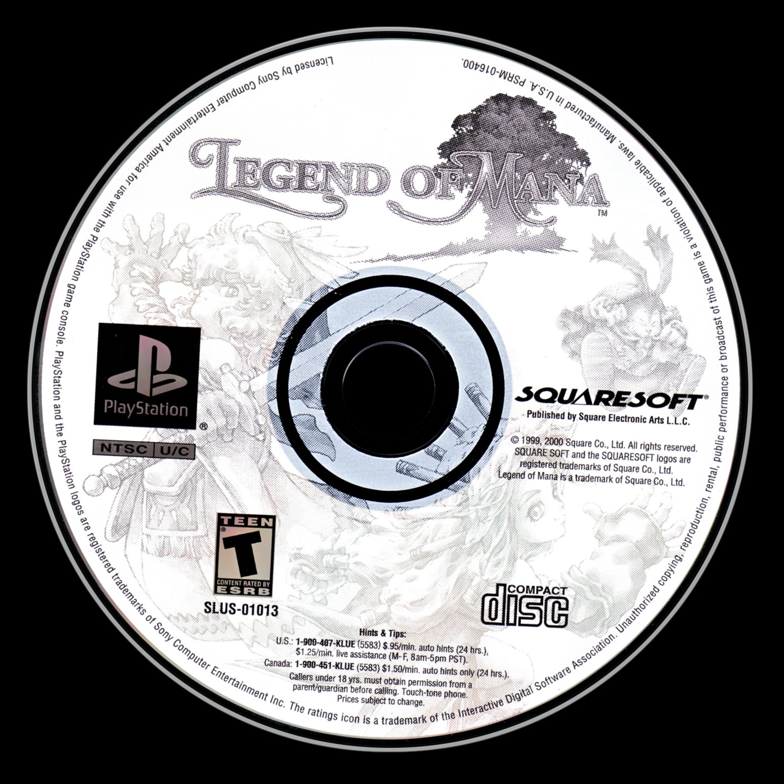 Legend of Mana PSX cover