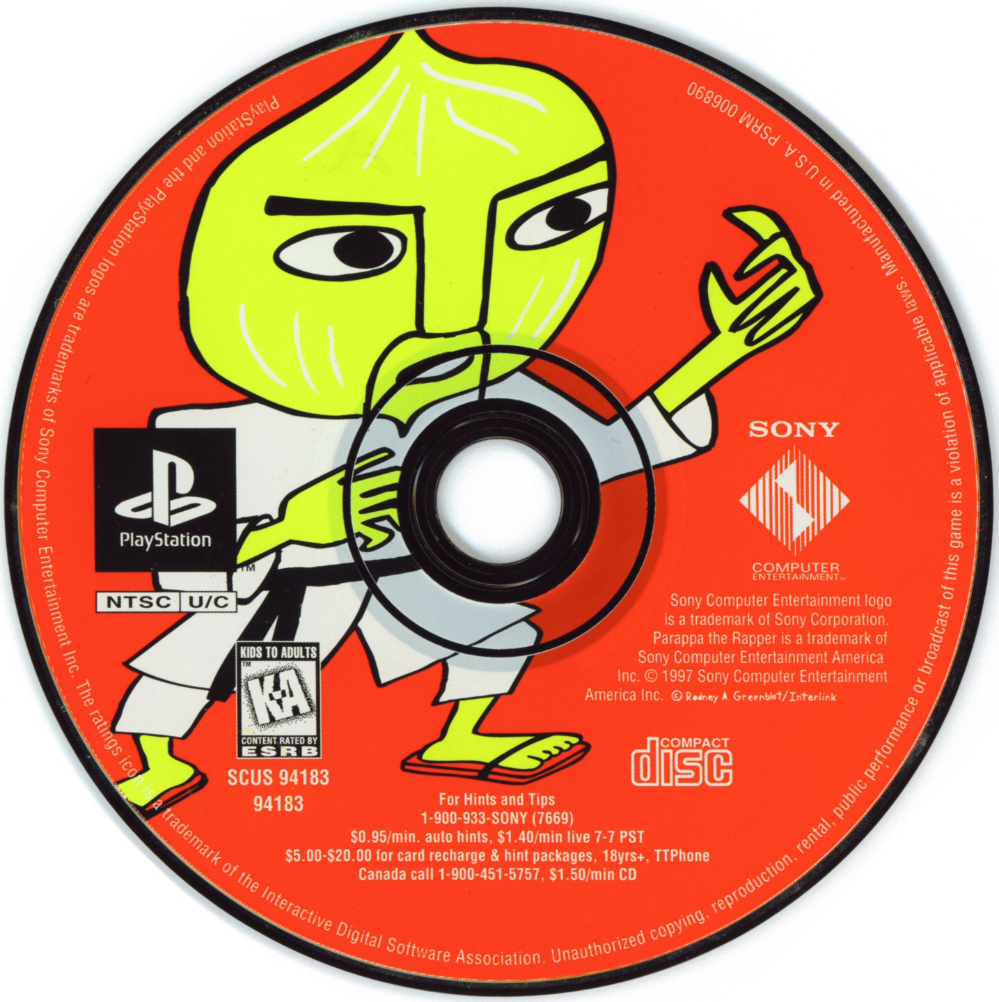 Parappa The Rapper [SCUS-94183] ROM - PSX Download - Emulator Games