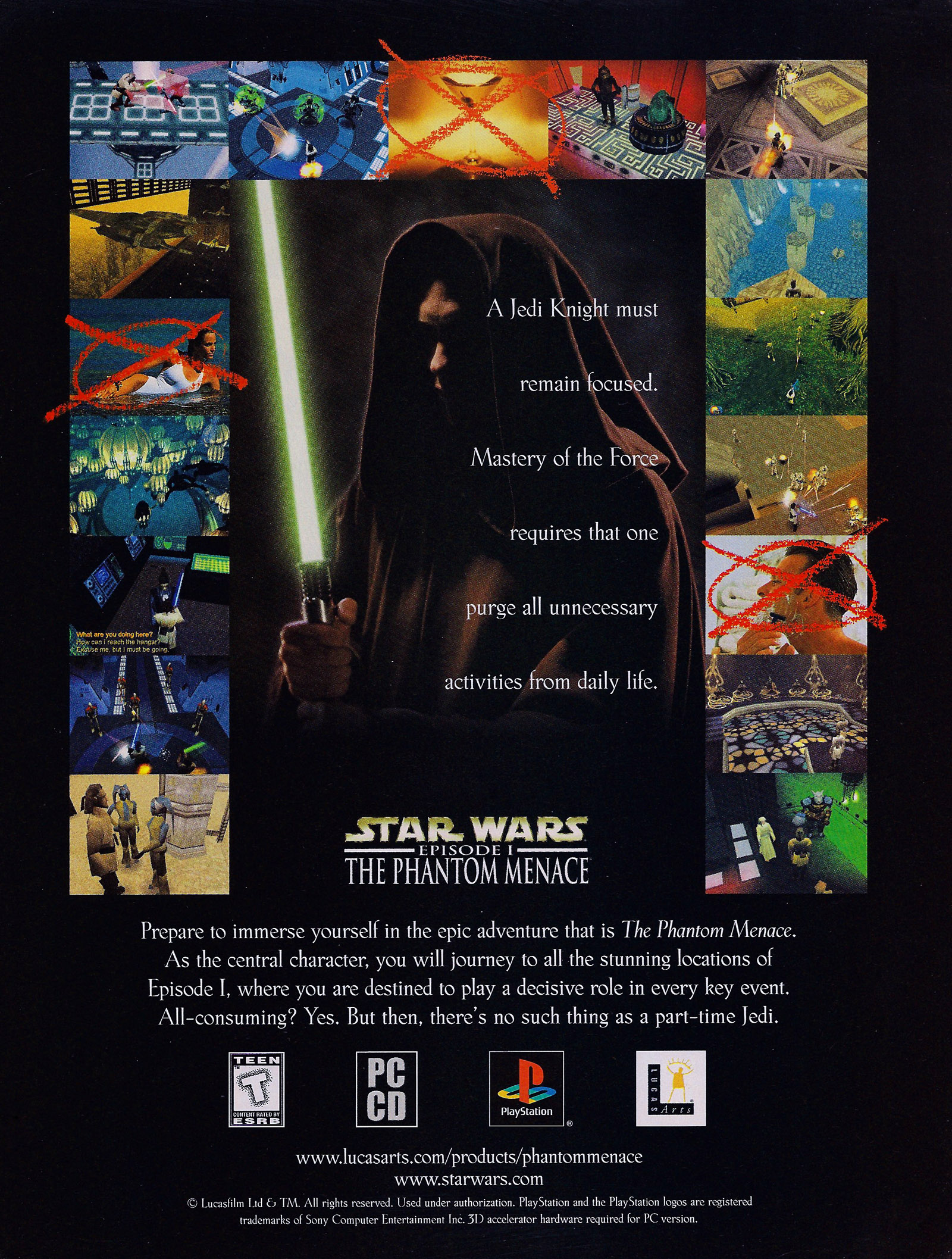 Star Wars - The Phantom Menace PSX cover