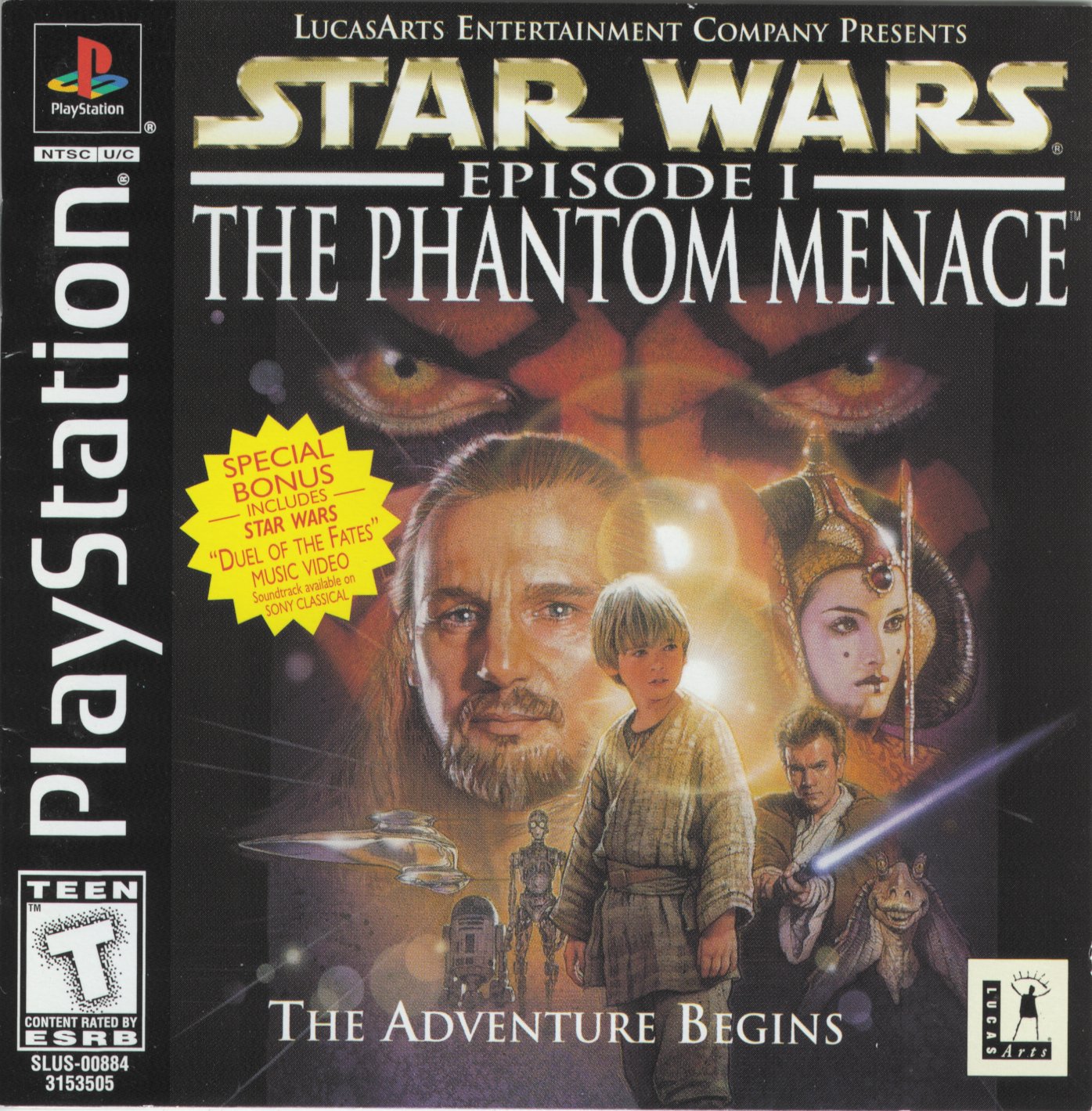 Star Wars - The Phantom Menace PSX cover