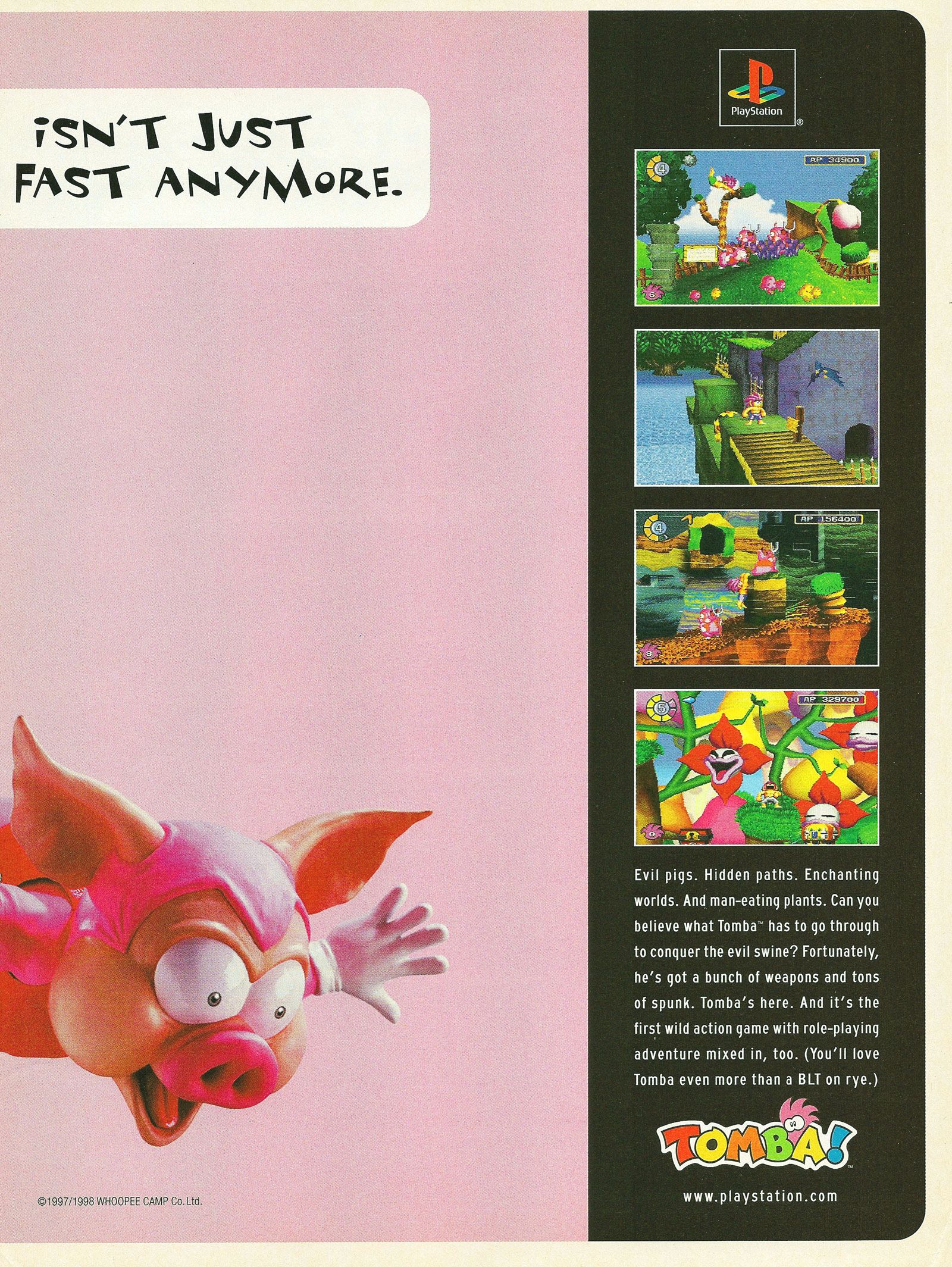 Tomba! PSX cover