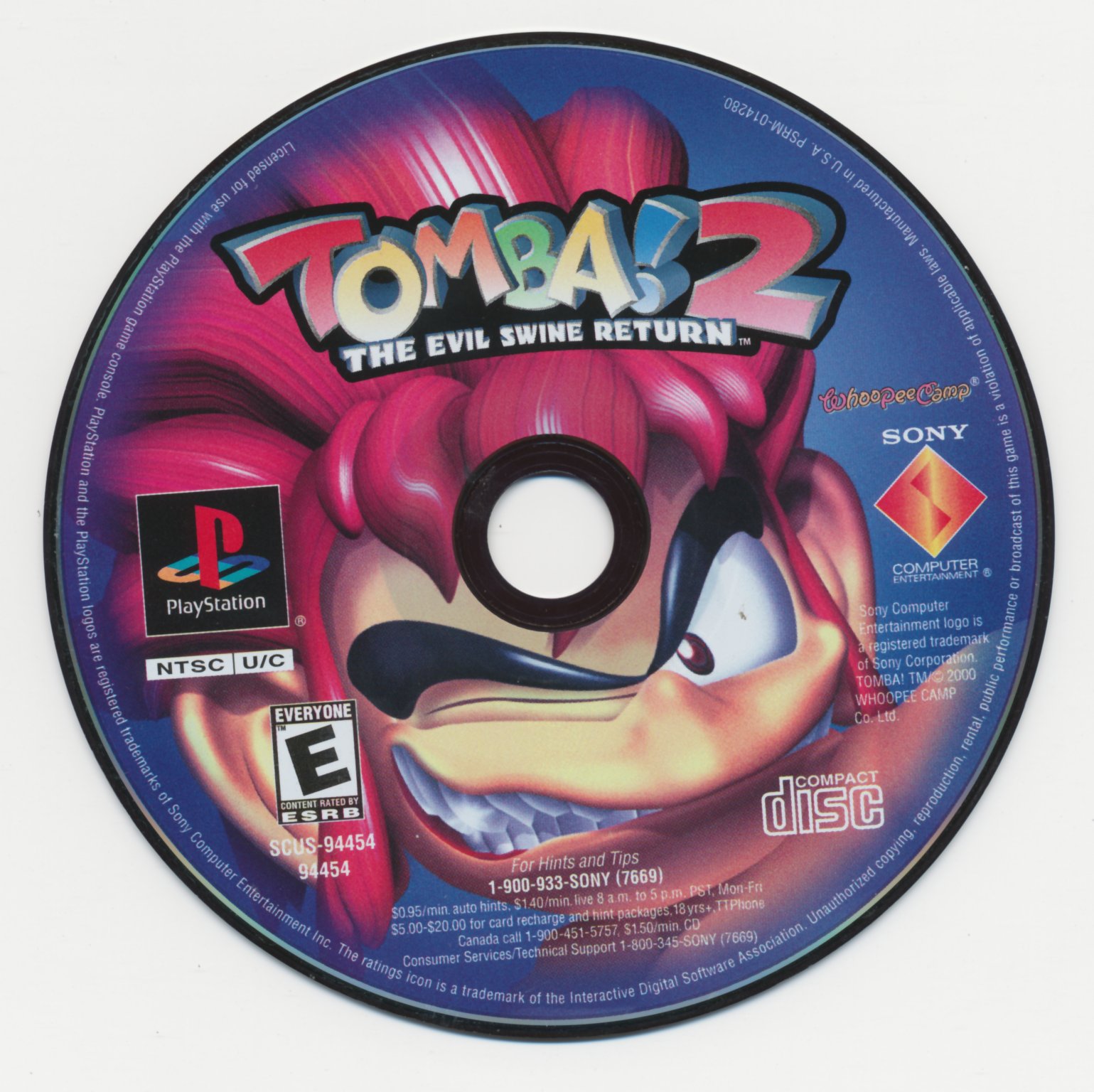 Tomba 2 PSX cover