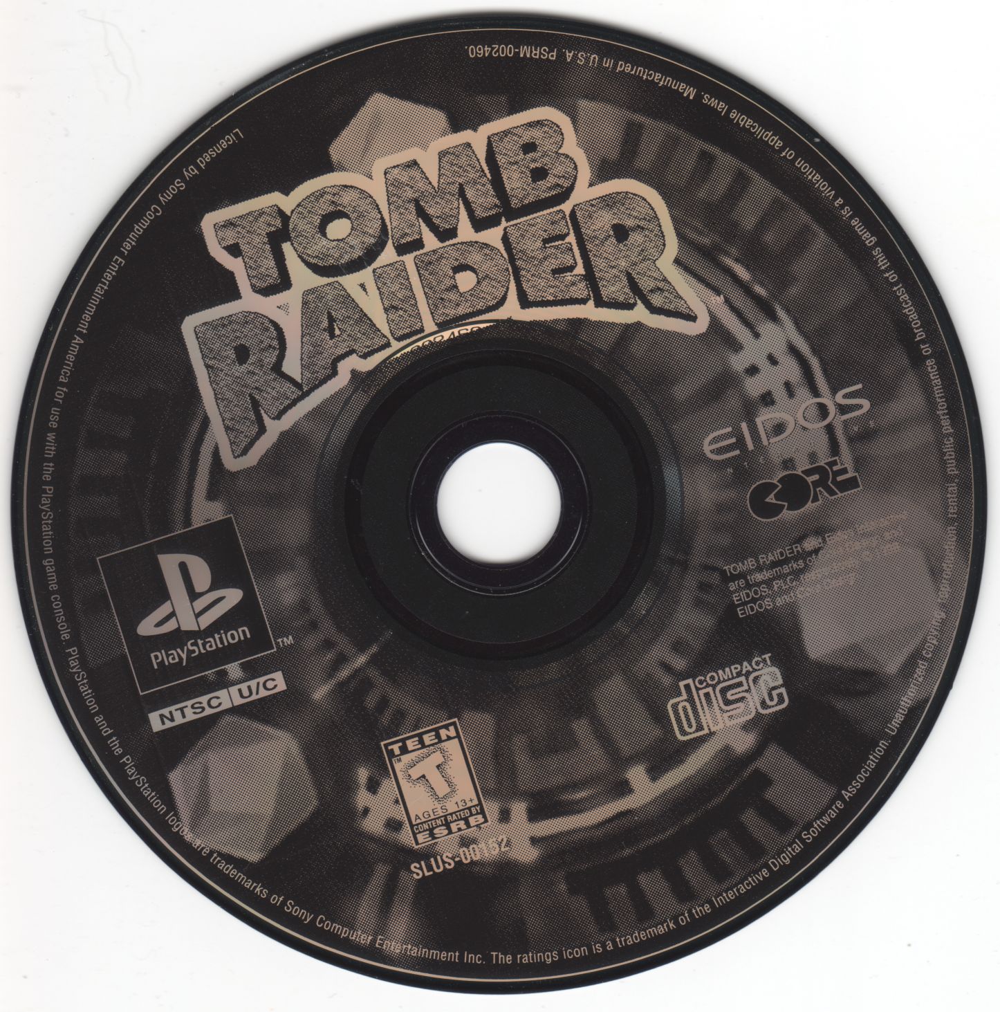 Tomb Raider PSX cover
