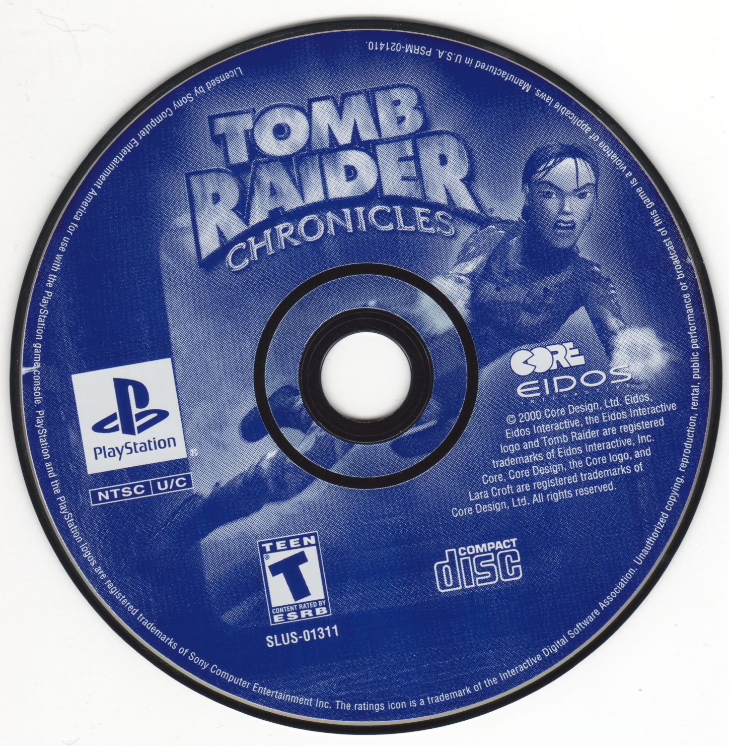 Tomb Raider Chronicles PSX cover
