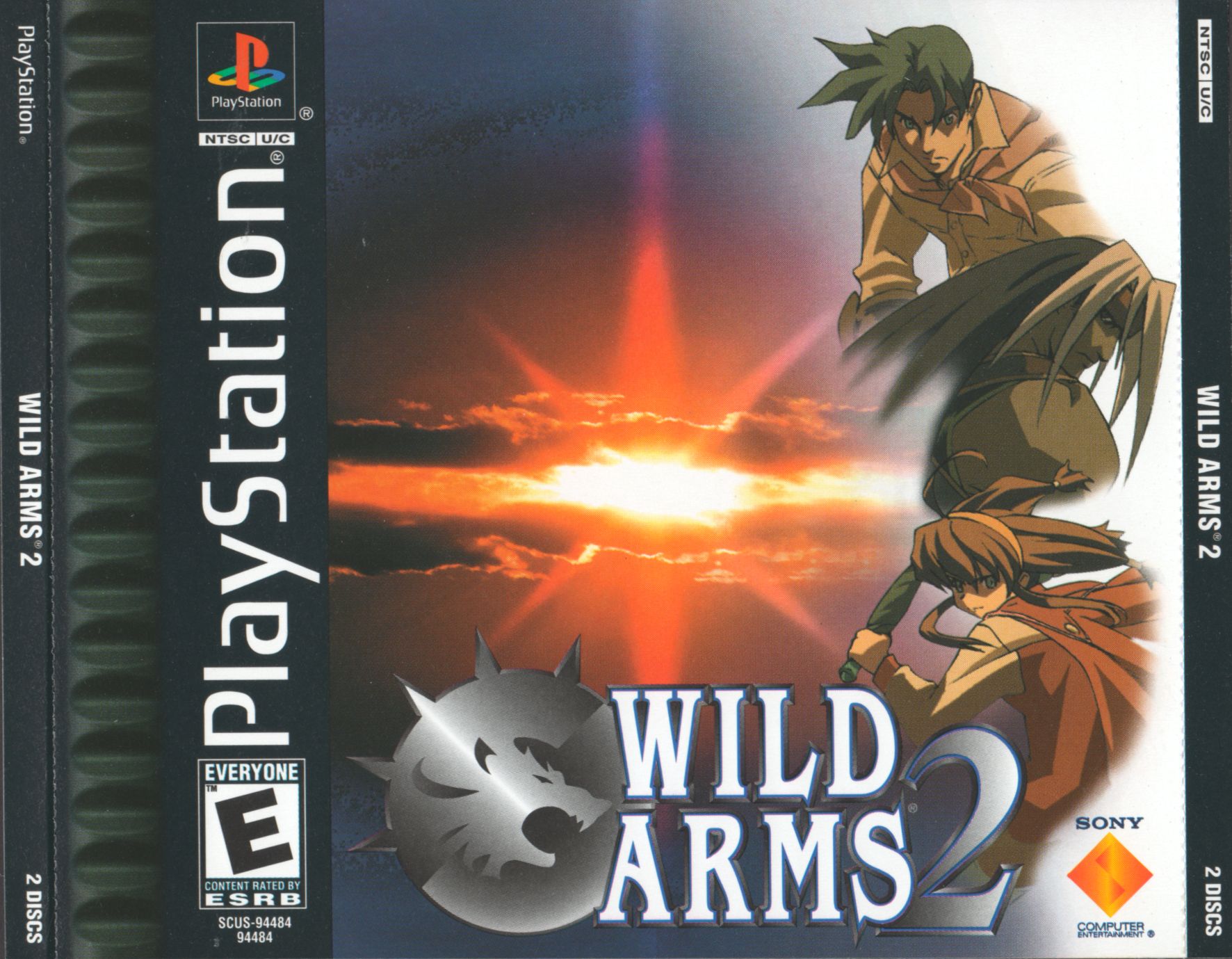 Wild Arms 2 PSX cover