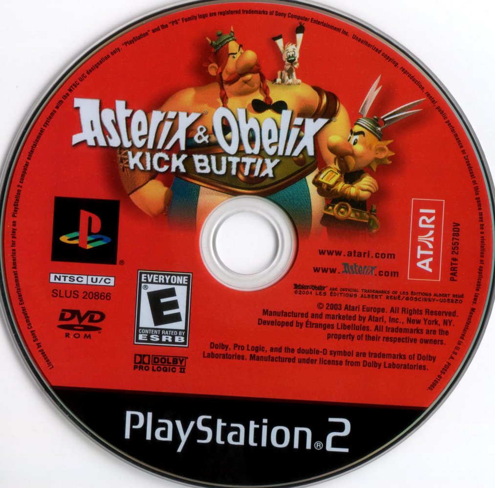 Asterix Obelix Kick Buttix Psx Cover