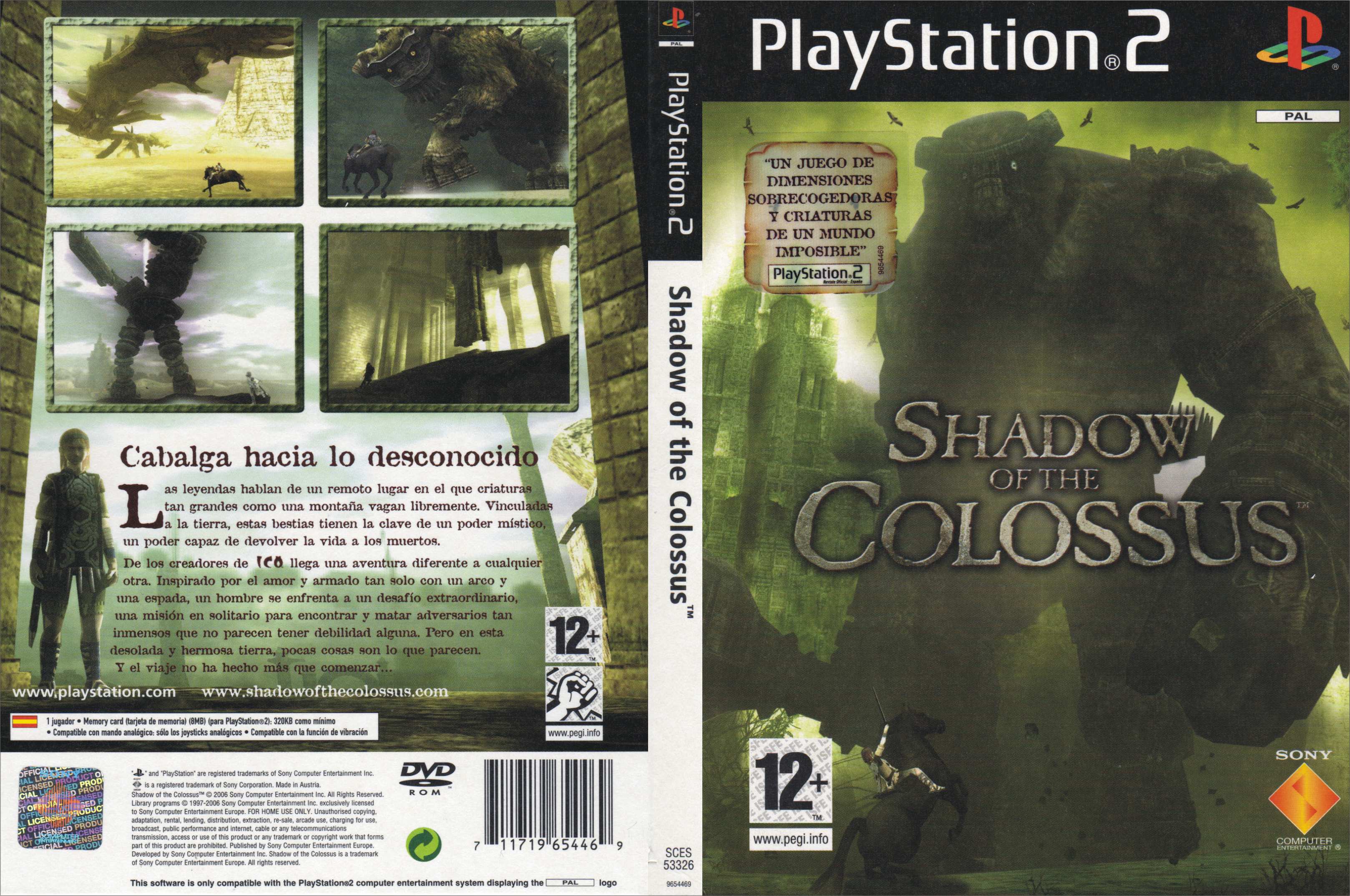 shadow of the colossus ps2 pal