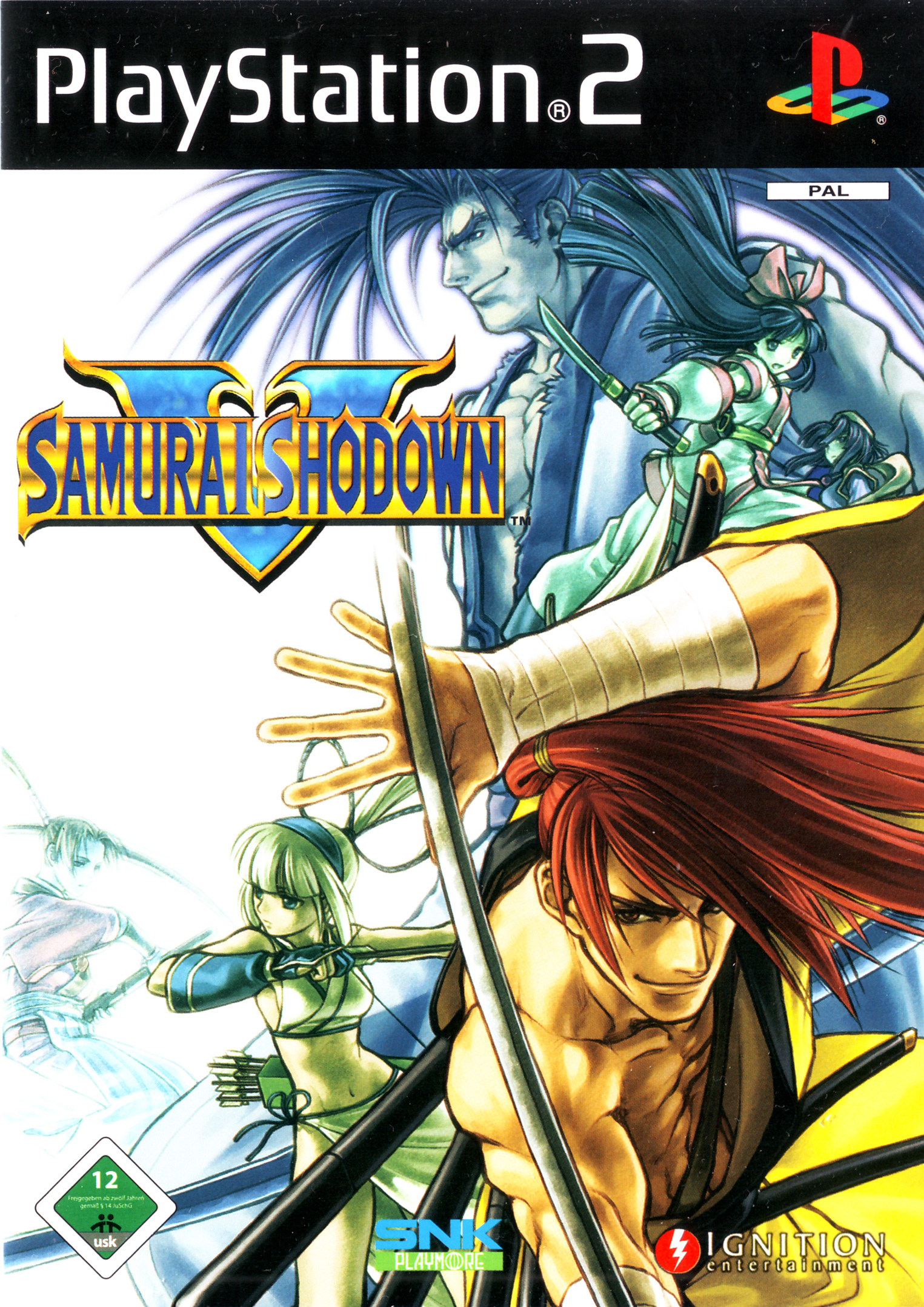 Samurai Shodown V PS2 Cover