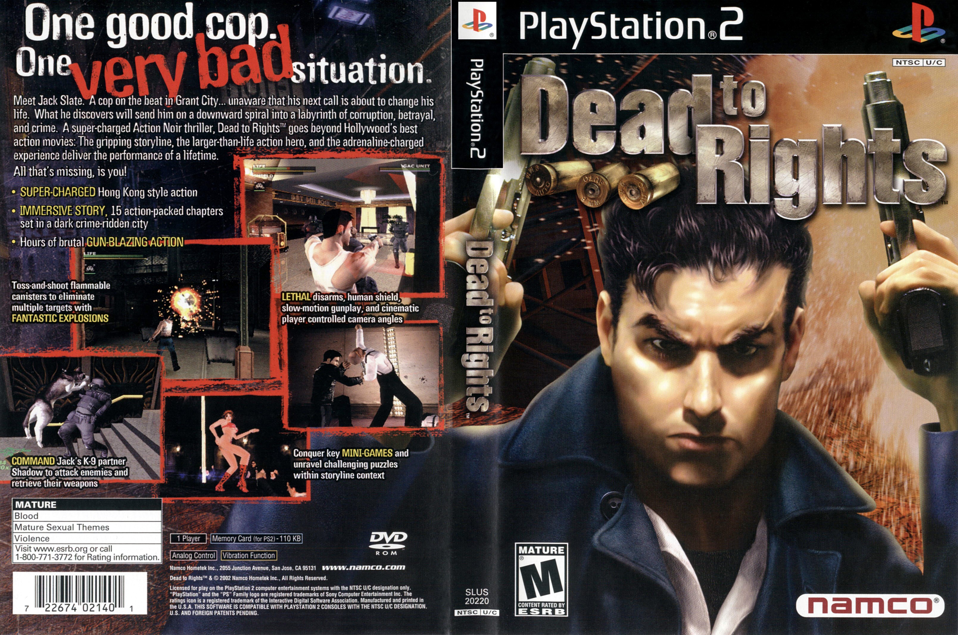 Dead To Rights Psx Cover