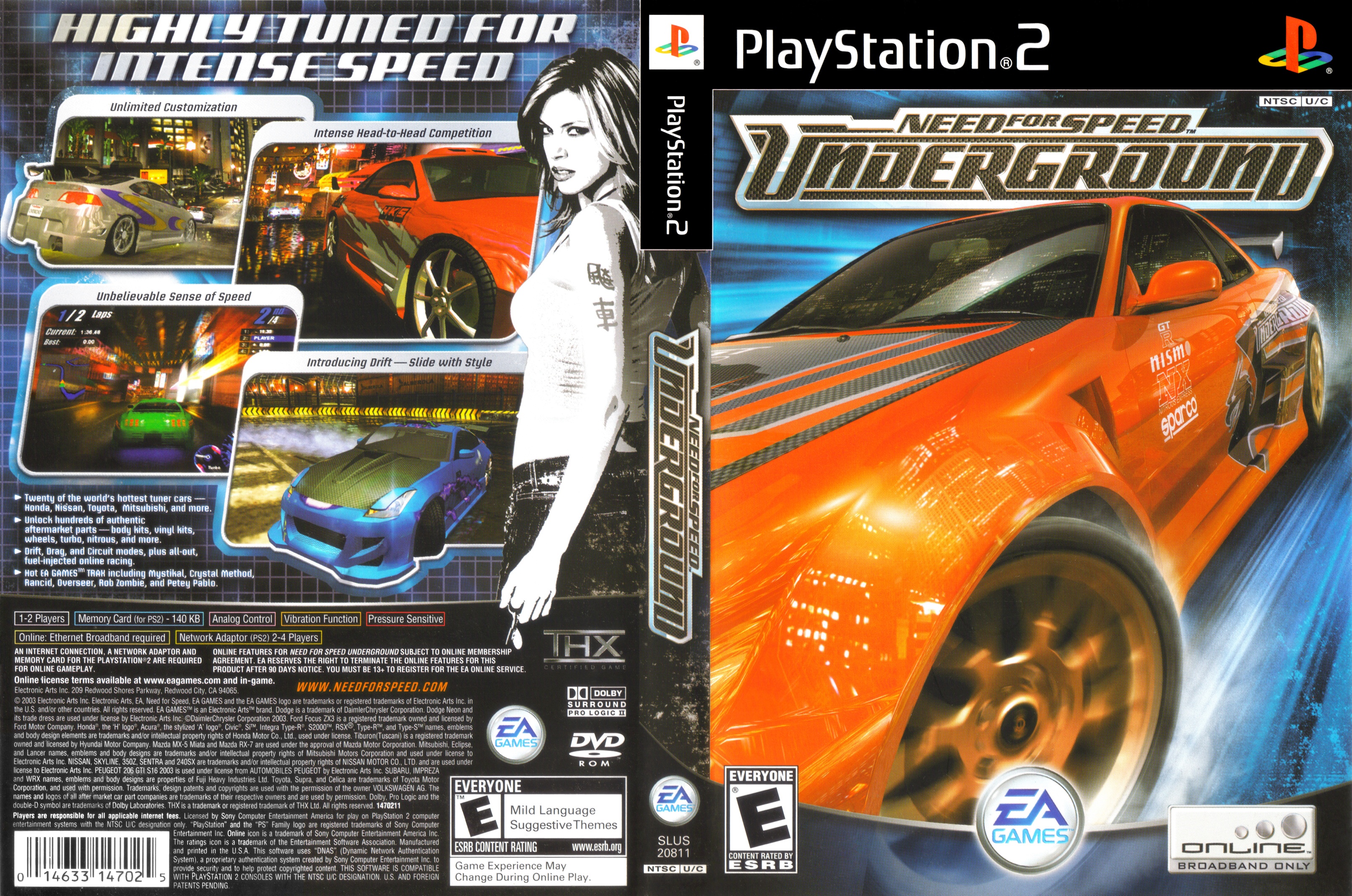 need for speed underground ps2 iso