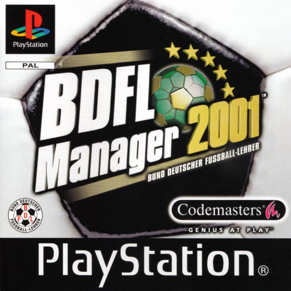 BDFL Manager 2001 PSX cover