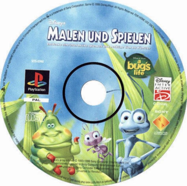 Disney / Pixar - A Bug's Life - Malen Und Spielen PSX cover