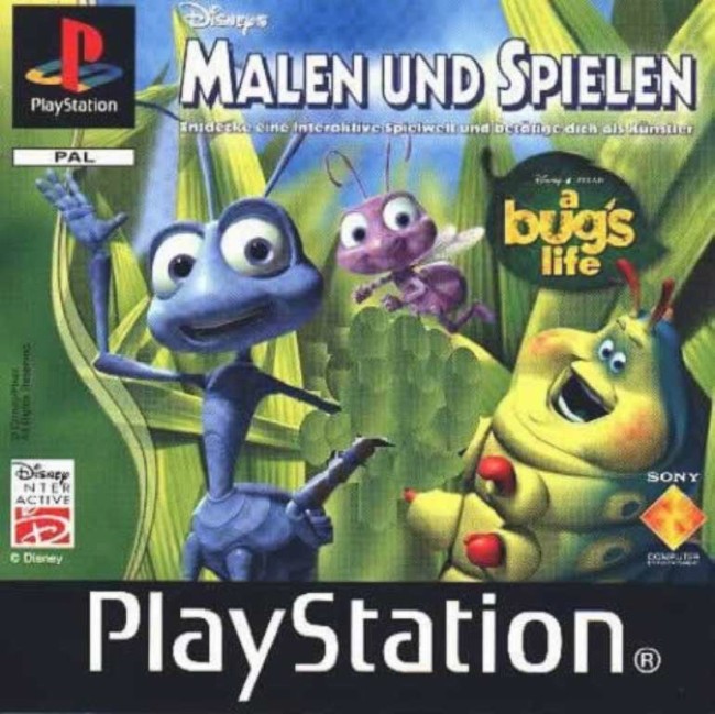 Disney / Pixar - A Bug's Life - Malen Und Spielen PSX cover
