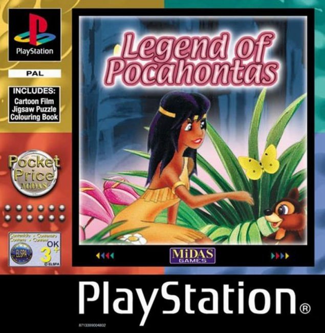 Legend of Pocahontas PSX cover