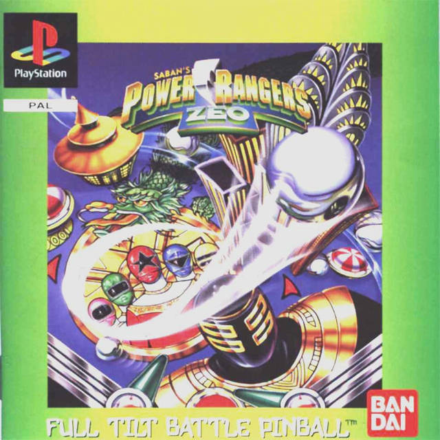 Power Rangers Zeo - Full Tilt Battle Pinball PSX cover