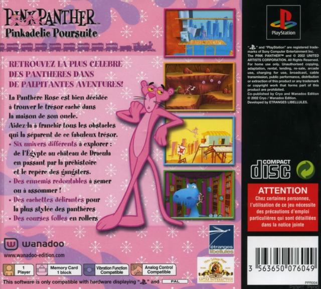 Pink Panther - Pinkadelic Pursuit PSX cover