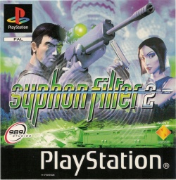 Syphon Filter 2 PlayStation PS1 Black Label Complete Cracks On